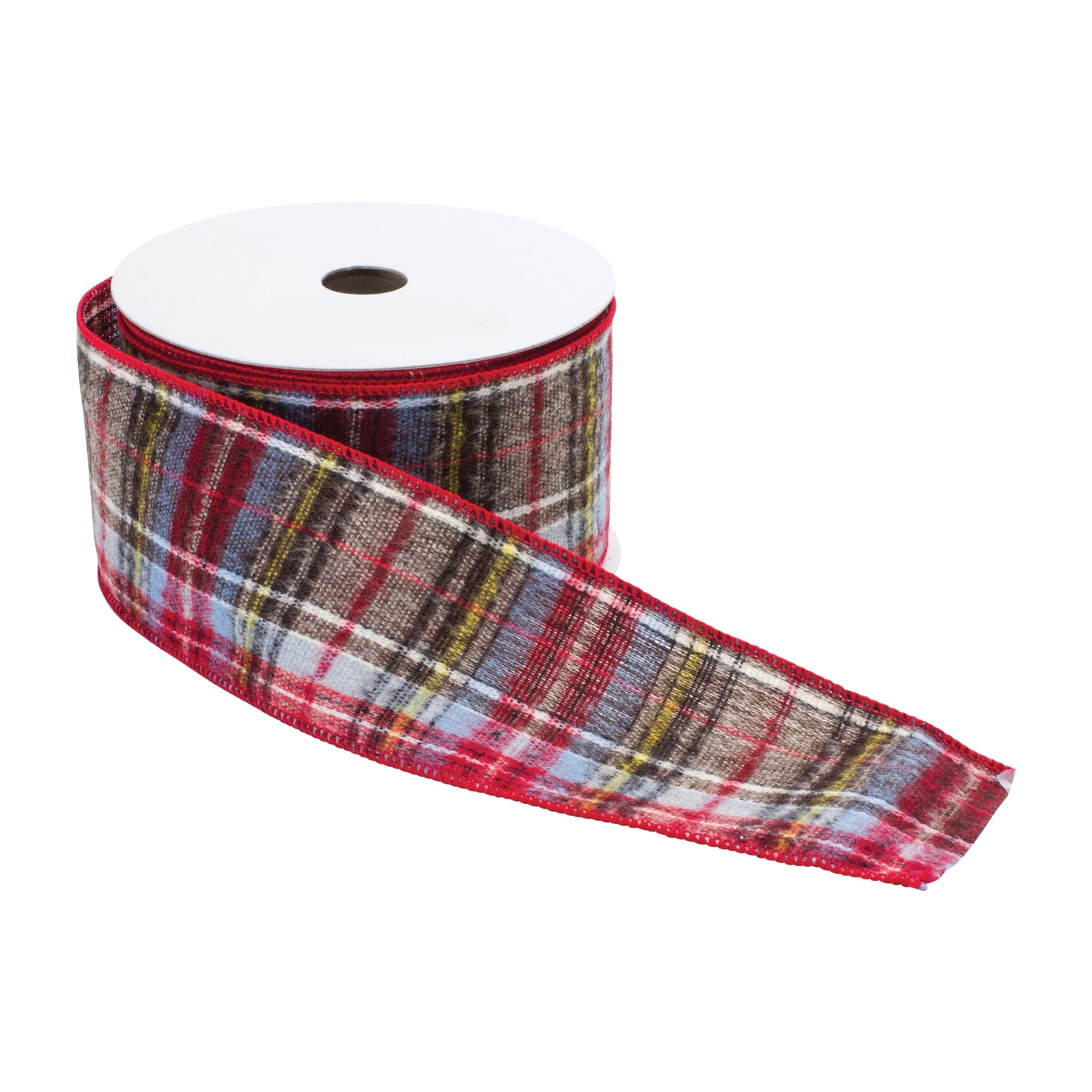 Plaid Holiday Ribbon (Set of 2)