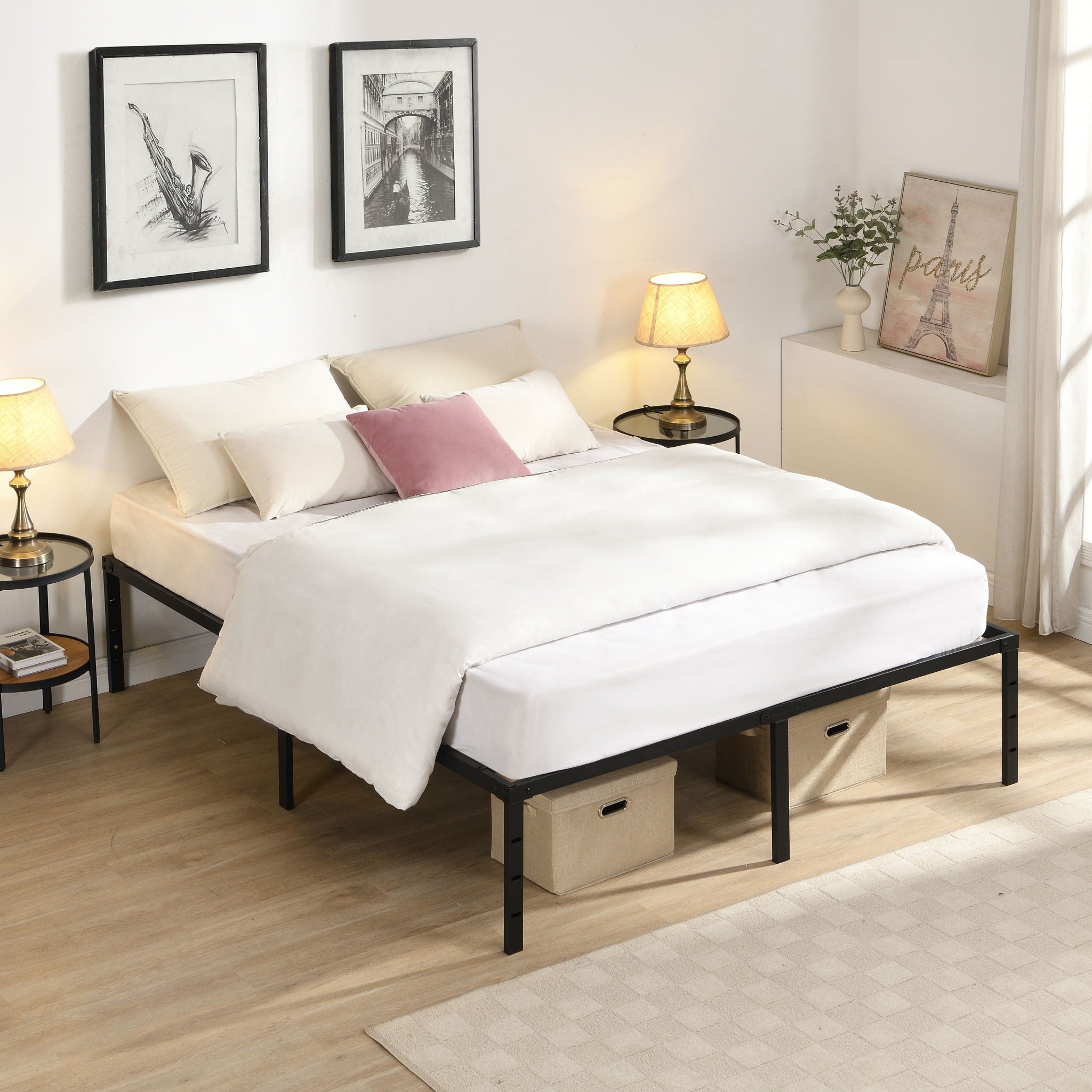 Queen Size With Quiet Support - Black