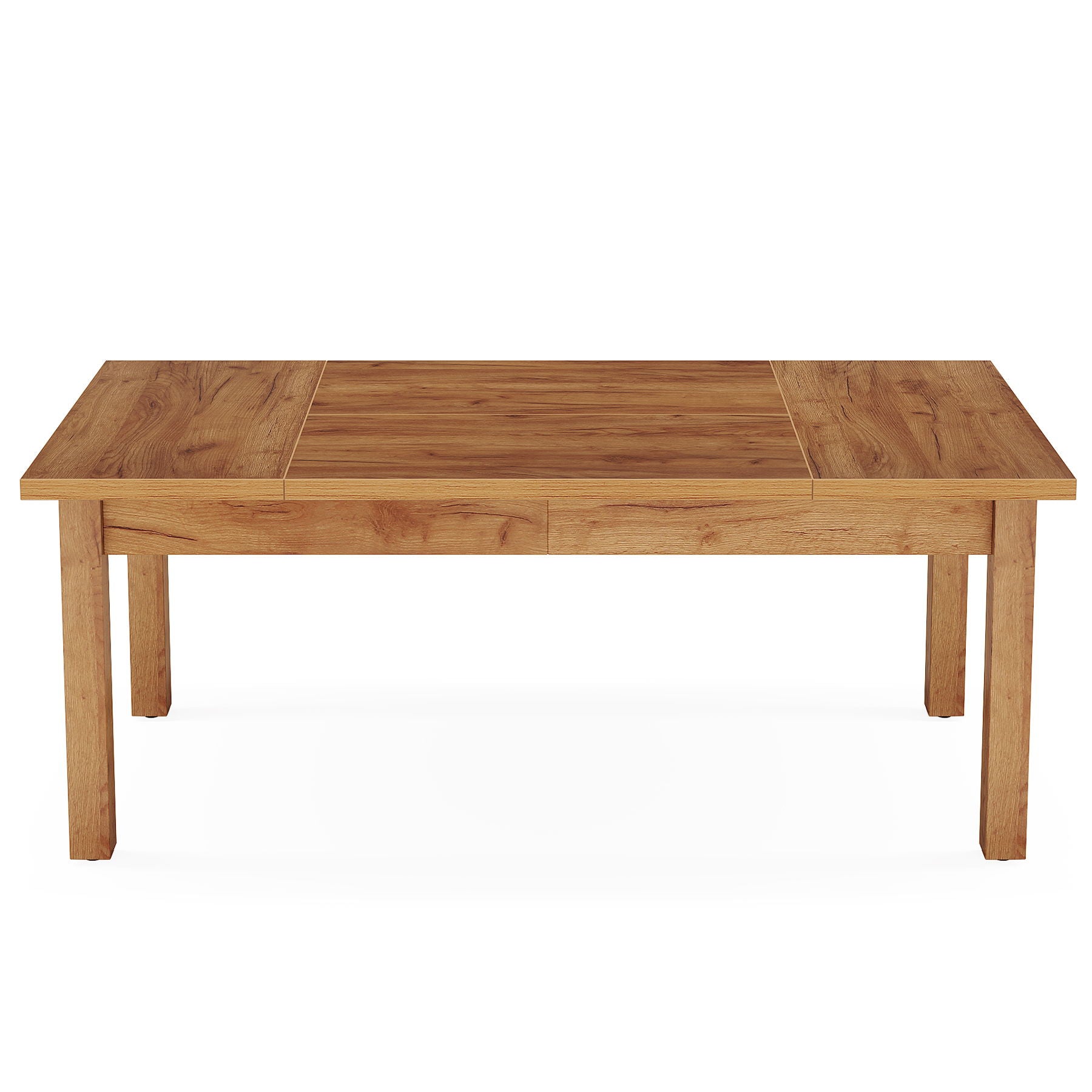 Executive Desk With Legs - Natural / Light Brown