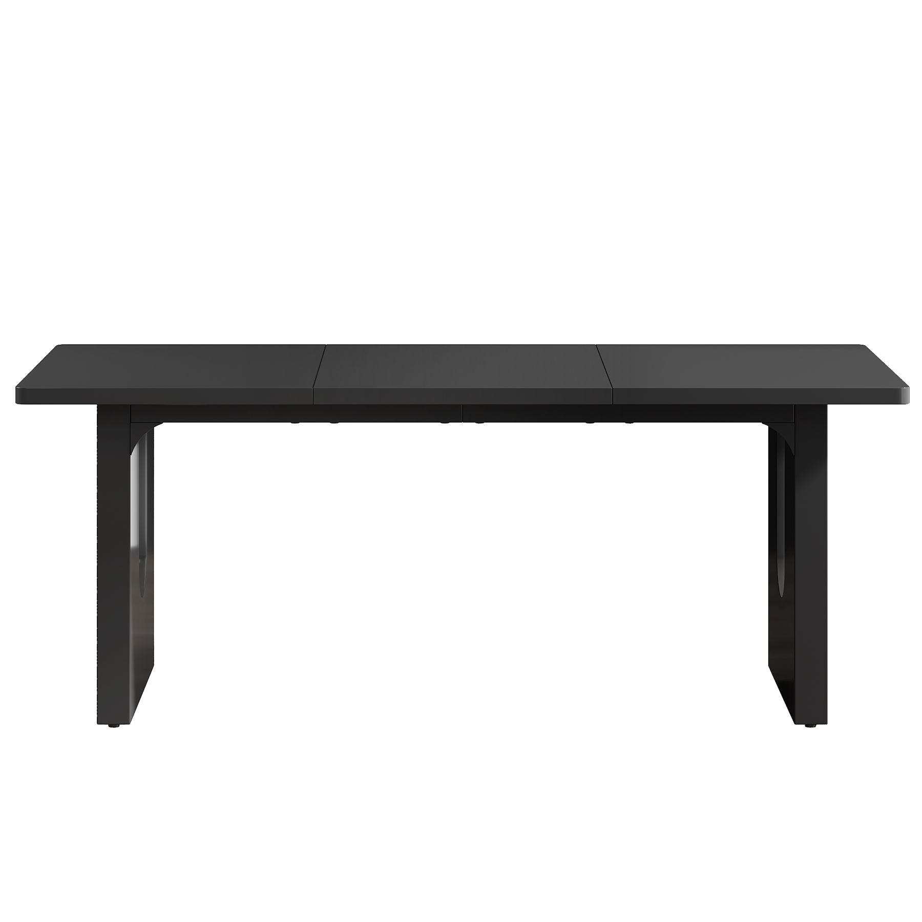 Rectangular Dining Table For 6 - 8 People With Pedestal Base