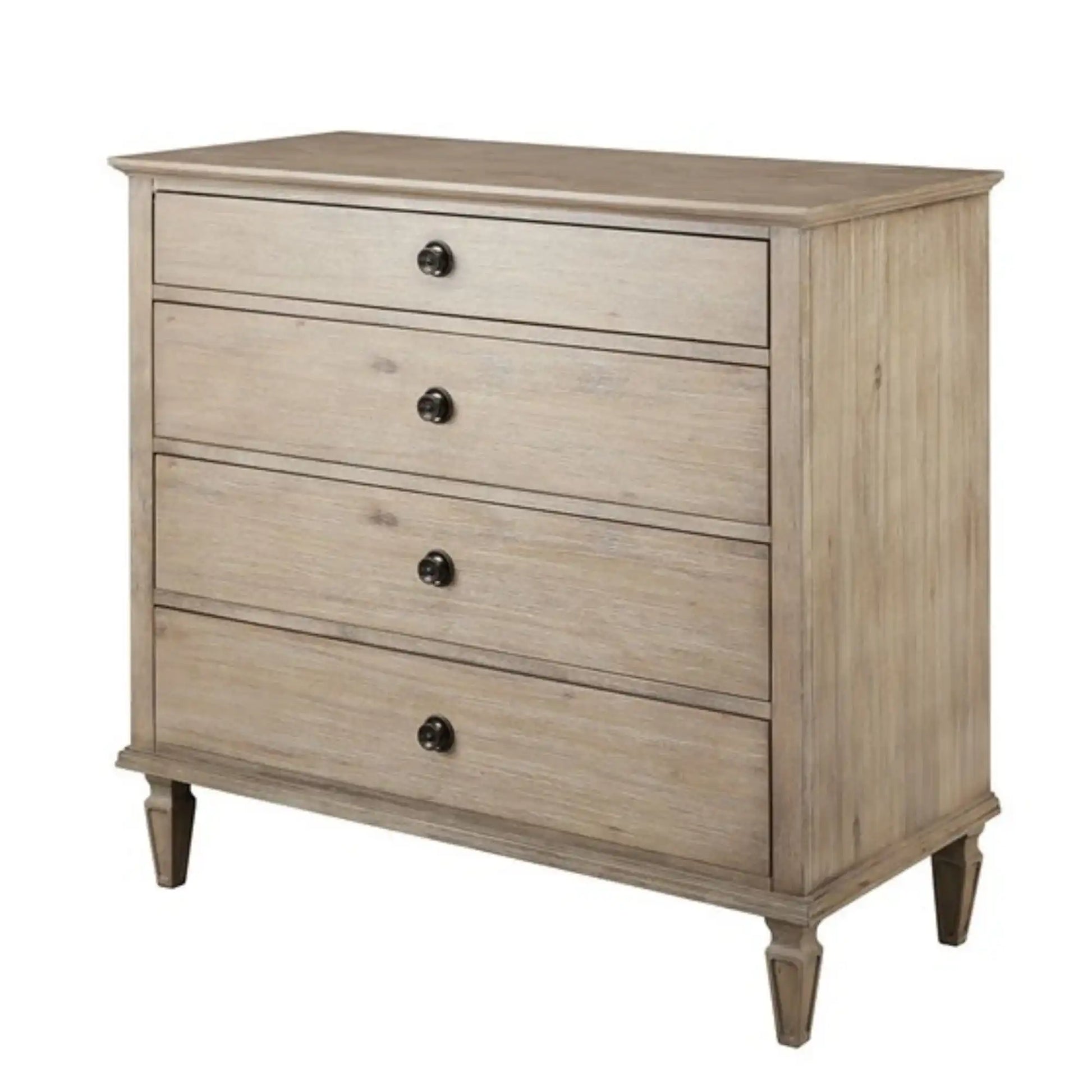 French Inspired Small Dresser - Wire Brushed Light Natural - Best Buy Furniture