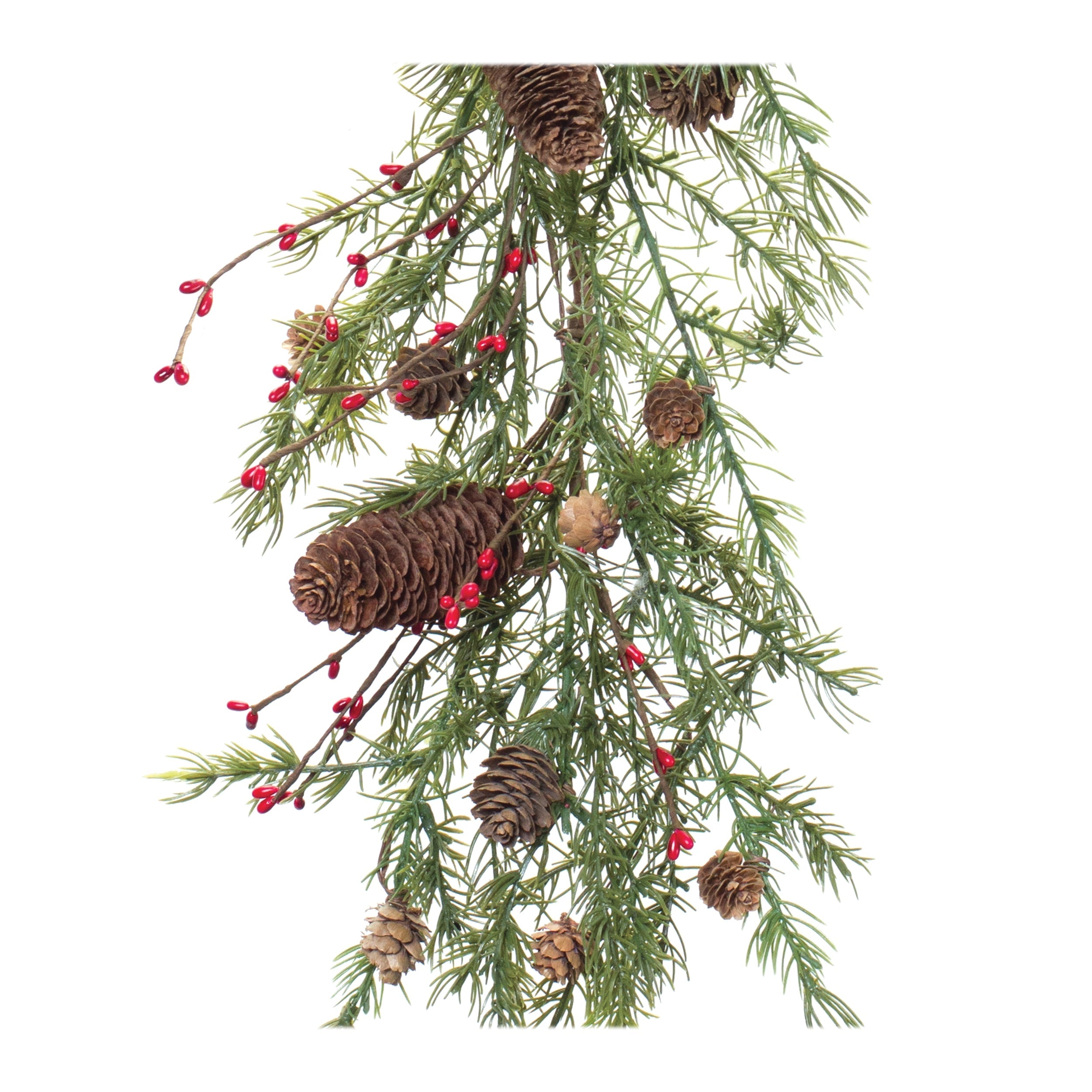 Pine Cone Berry Twig Garland (Set of 2)