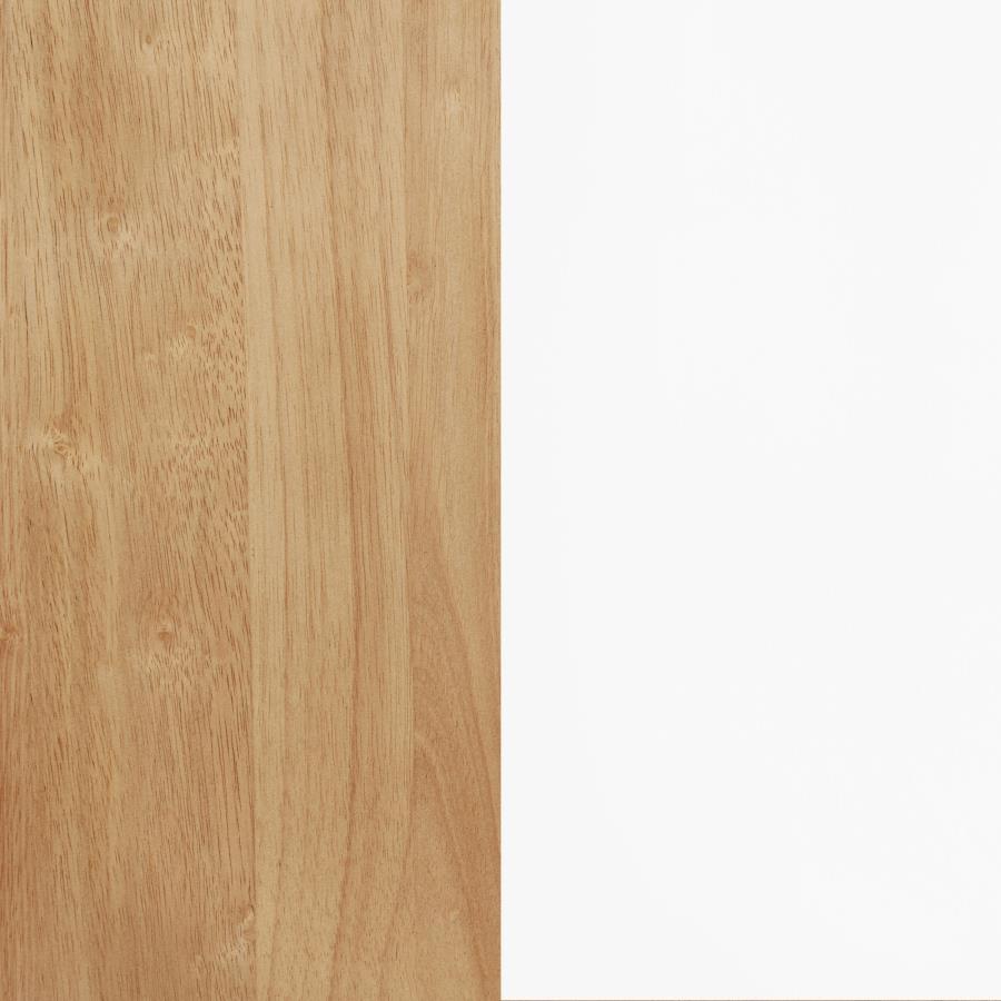 Andrews - 66" Rectangular Dining Table - Light Ash And White - Best Buy Furniture