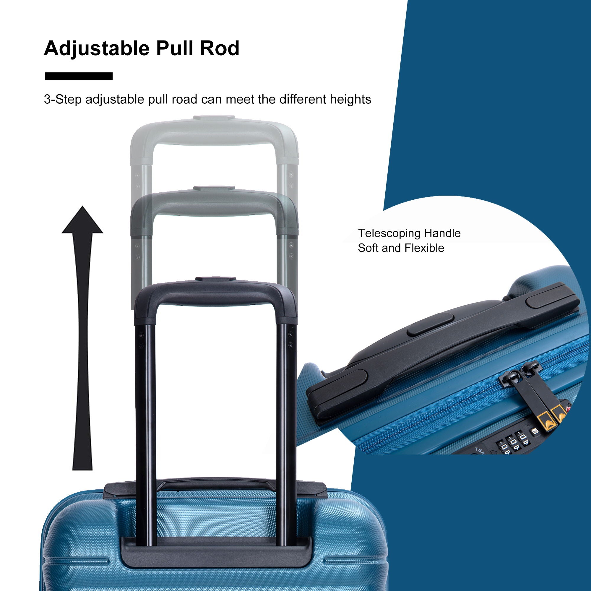Carry On Luggage Suitcase With Tsa Approved With Wheels