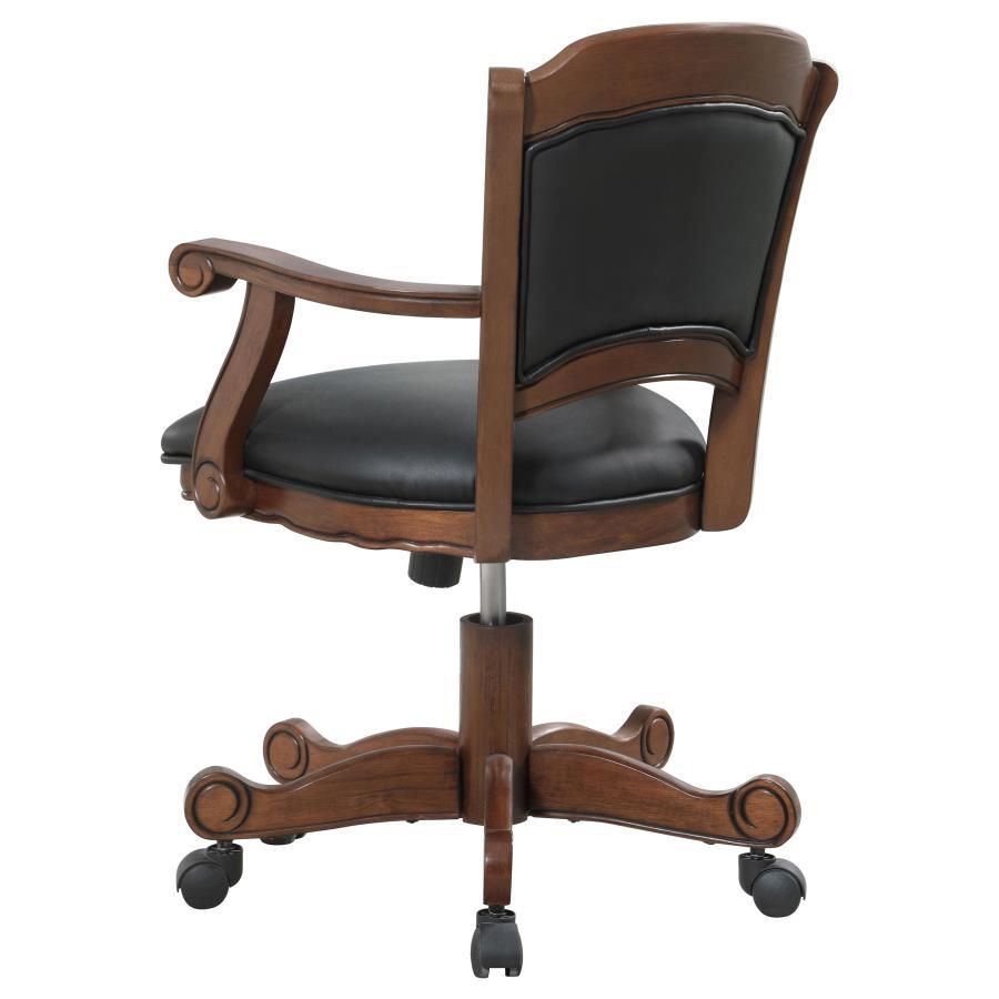 Turk - 5 Piece Dining And Game Table Set - Tobacco