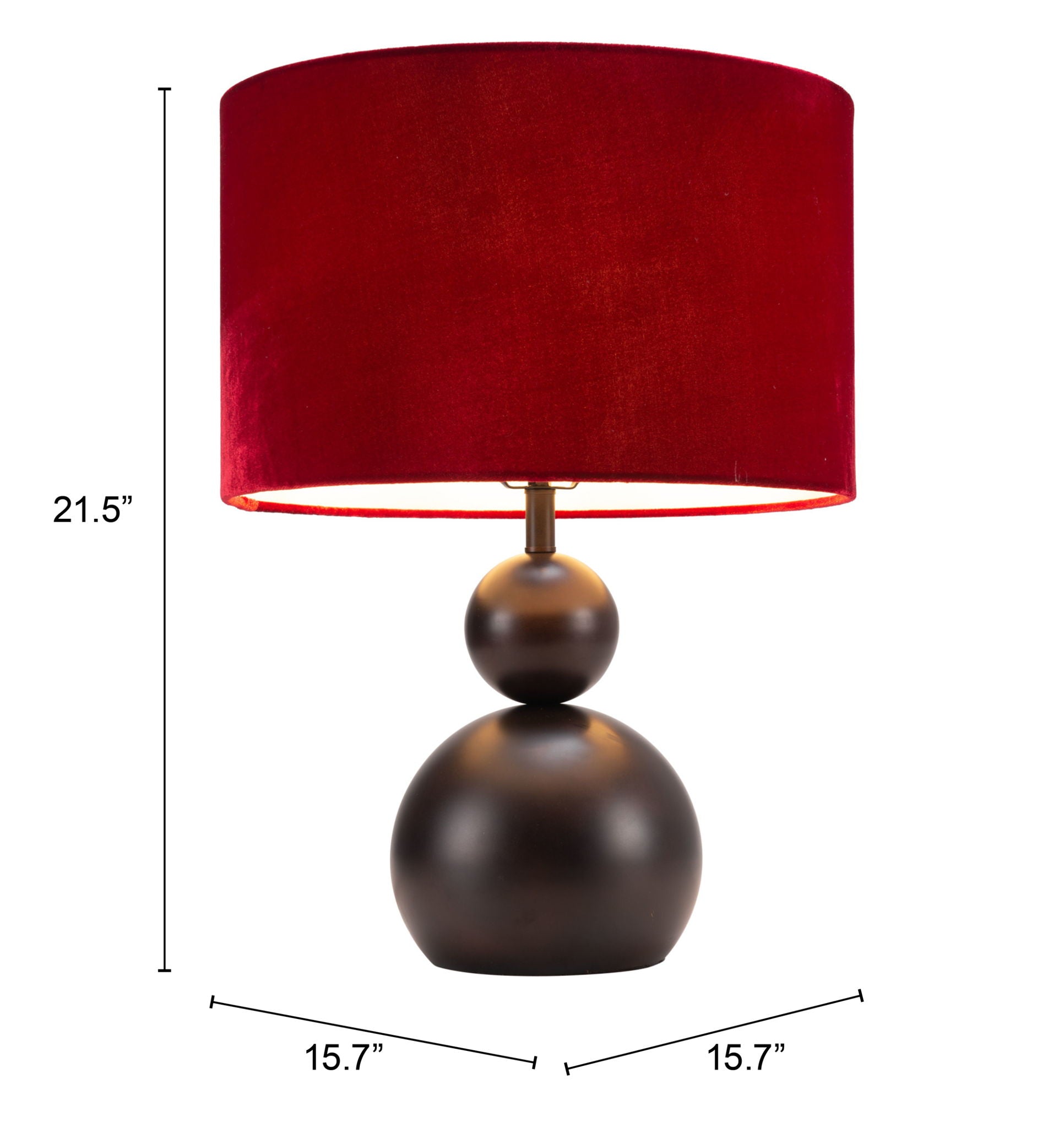 Shobu - Table Lamp - Red