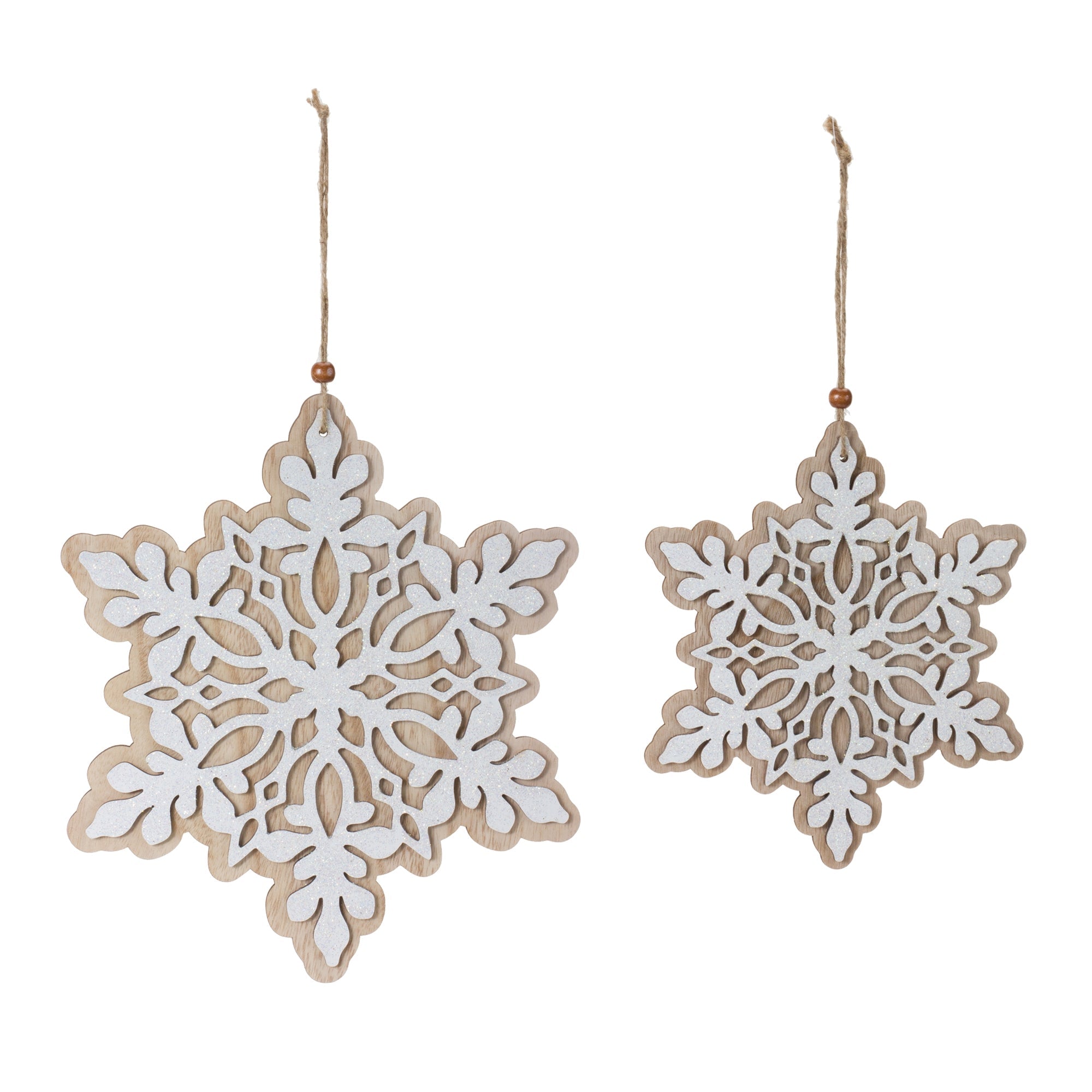Wood-Snowflake-Ornaments-(Set-of-24)-Christmas-Ornaments