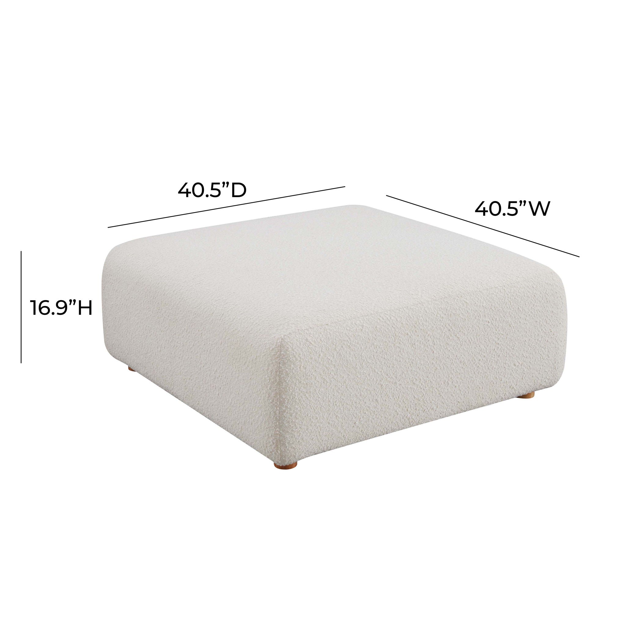 Hangover - Boucle Ottoman - Cream