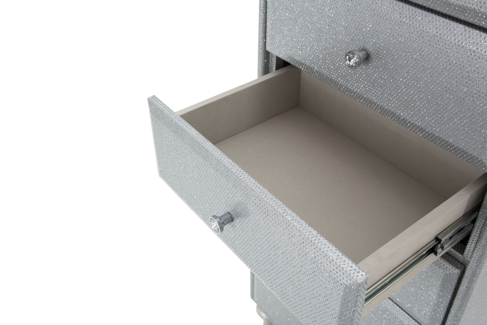 Melrose Plaza - Upholstered Swivel Lingerie Chest - Dove - Best Buy Furniture