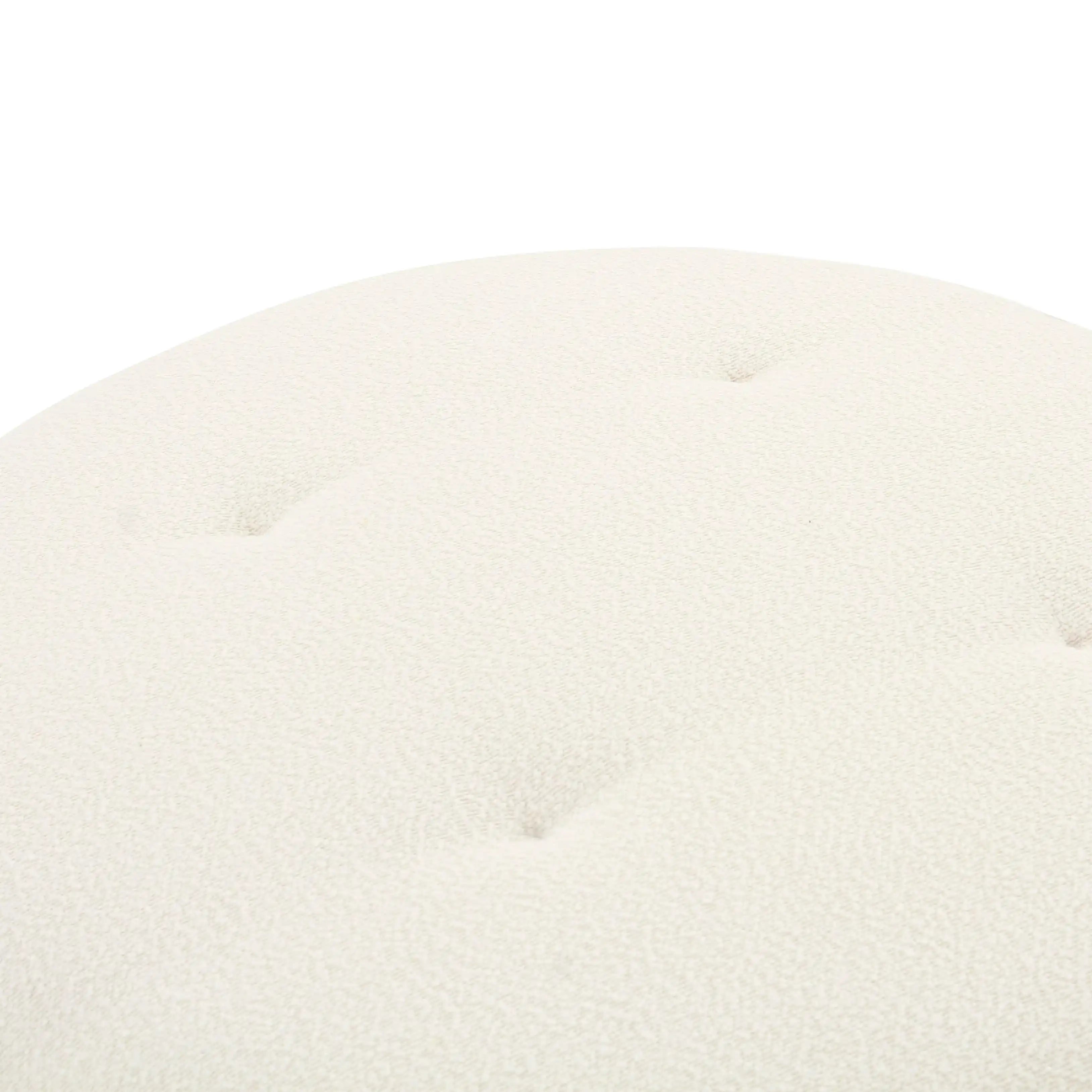 Fickle - Swivel Ottoman - Cream