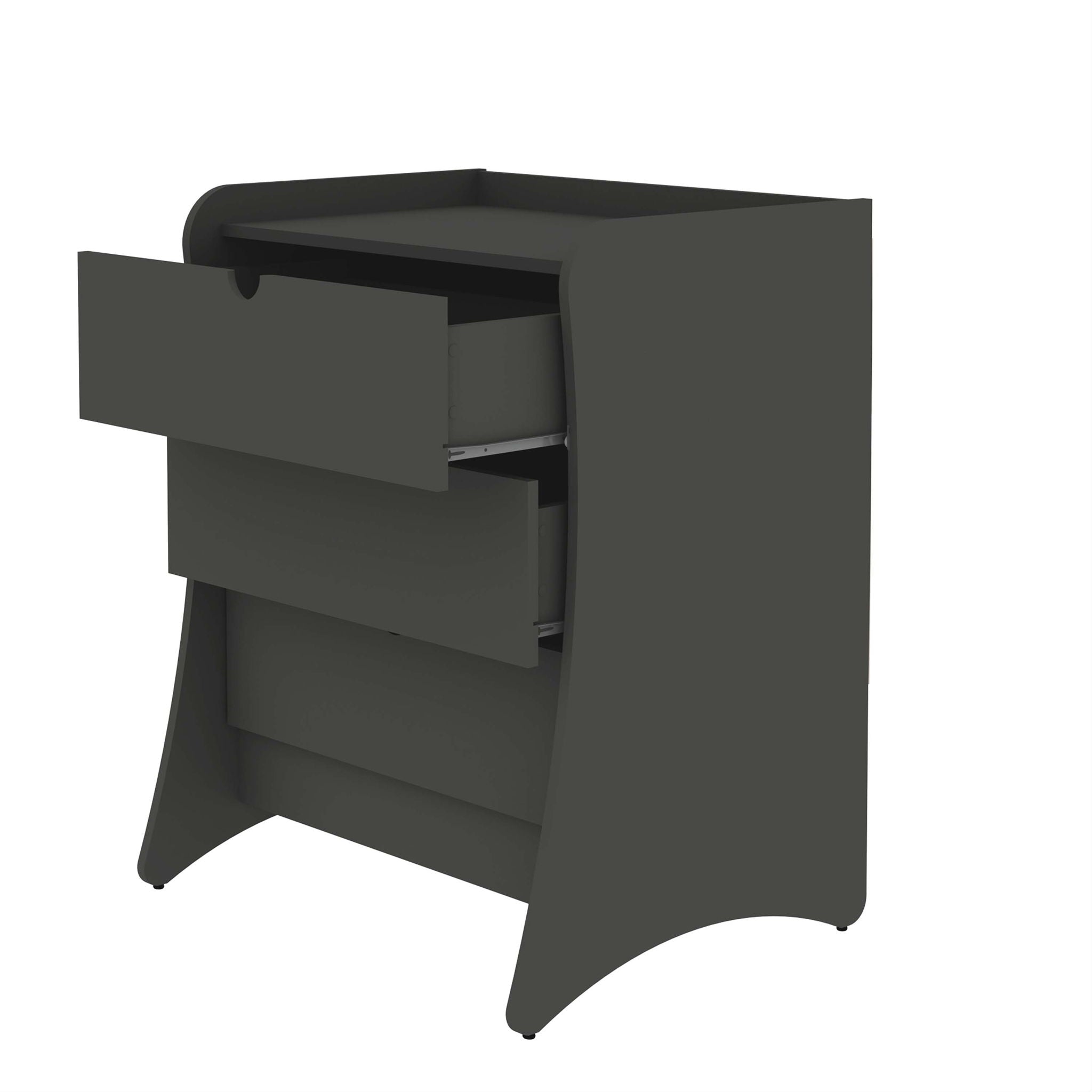 Coney - Nightstand With 3 Drawers