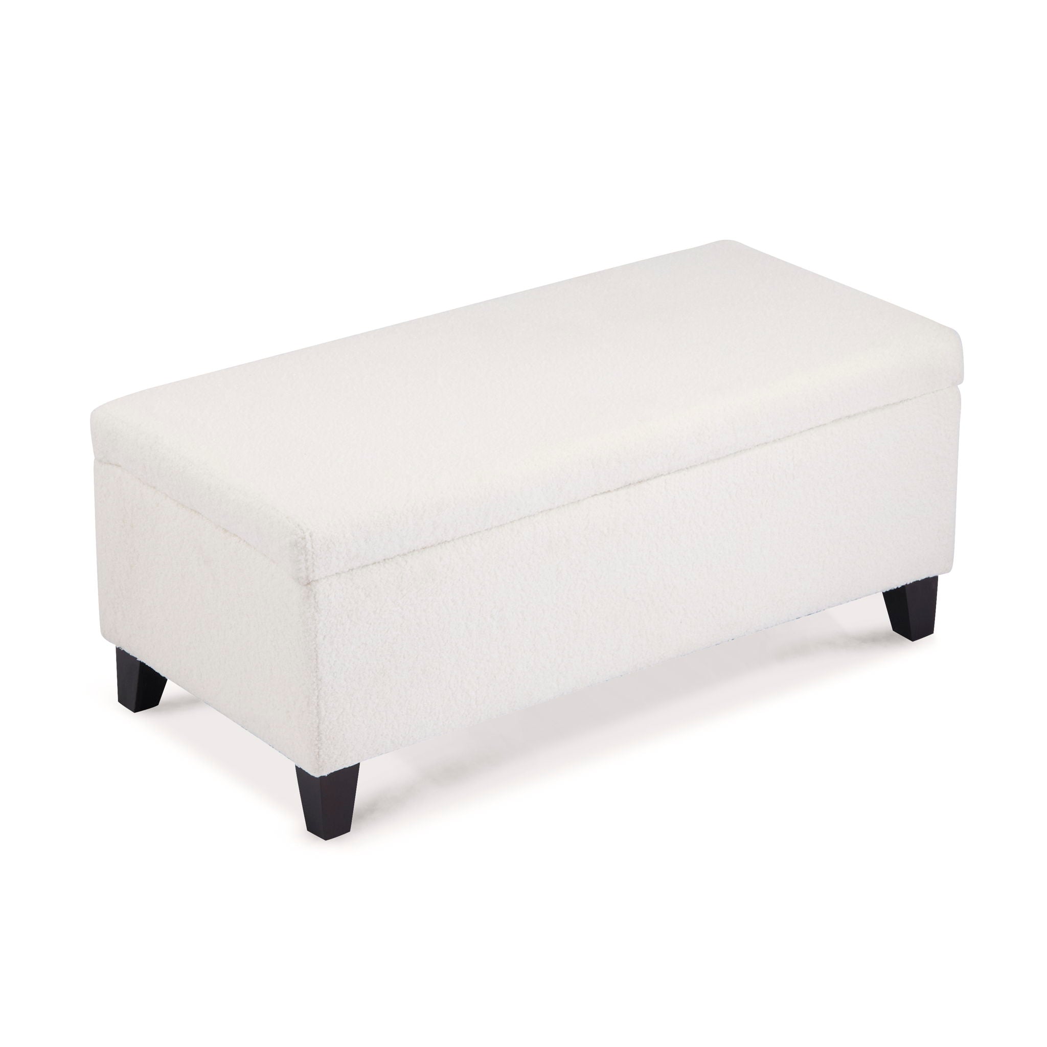 Storage Ottoman With Flip Top Lid