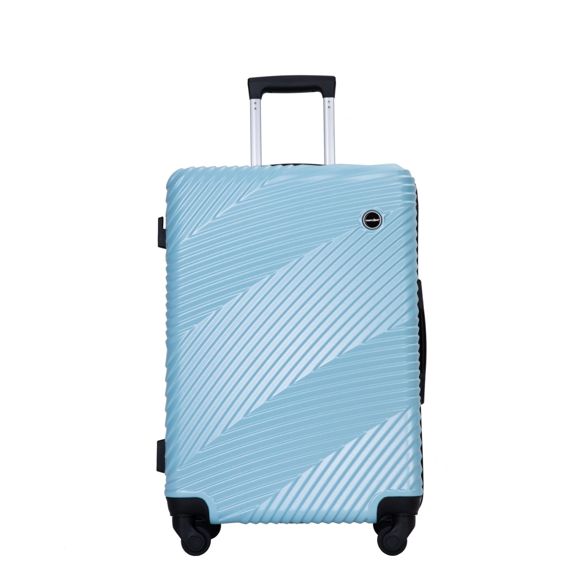 3 Piece Luggage Sets Lightweight Suitcase With Two Hooks, Spinner Wheels,