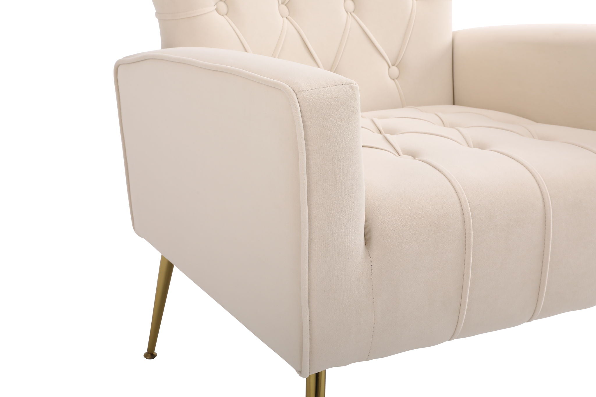 Accent Chair With Ottoman, Comfy Armchair For Living Room