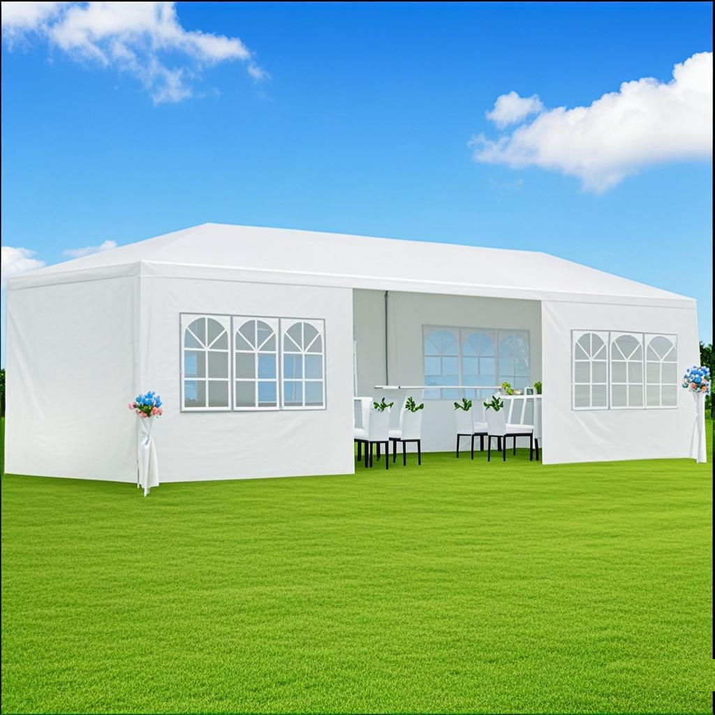 10X20' Outdoor Garden Gazebo Wedding Party Tent Canopy Marquee With Removable Sidewalls - Best Buy Furniture