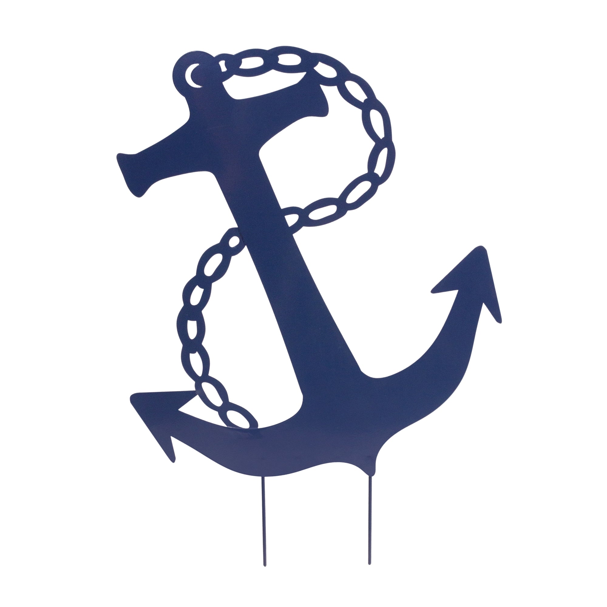 Metal anchor garden stake 23.25"h