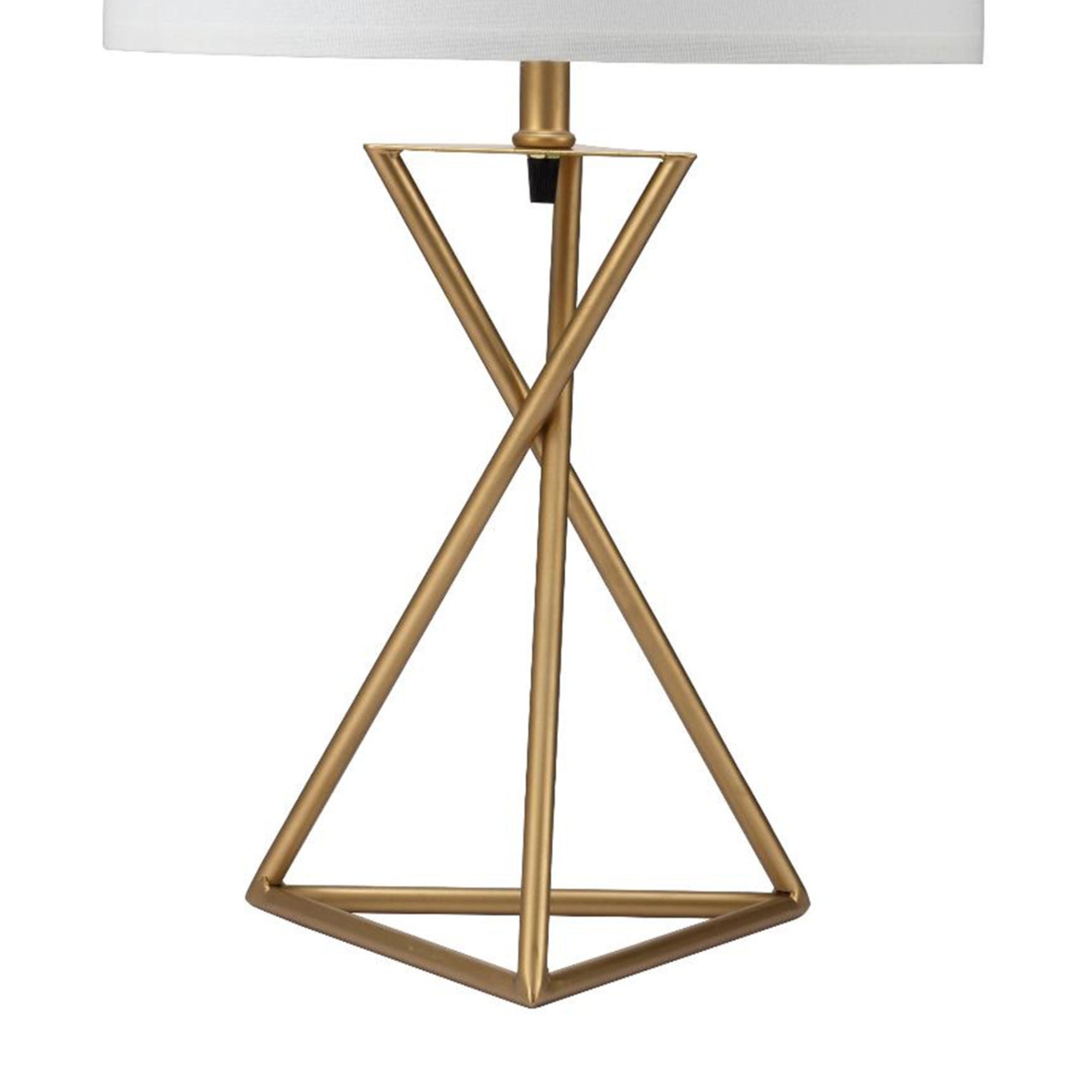 26.25' Tall Ester Mid-Century Metal Table Lamp in Matte Gold