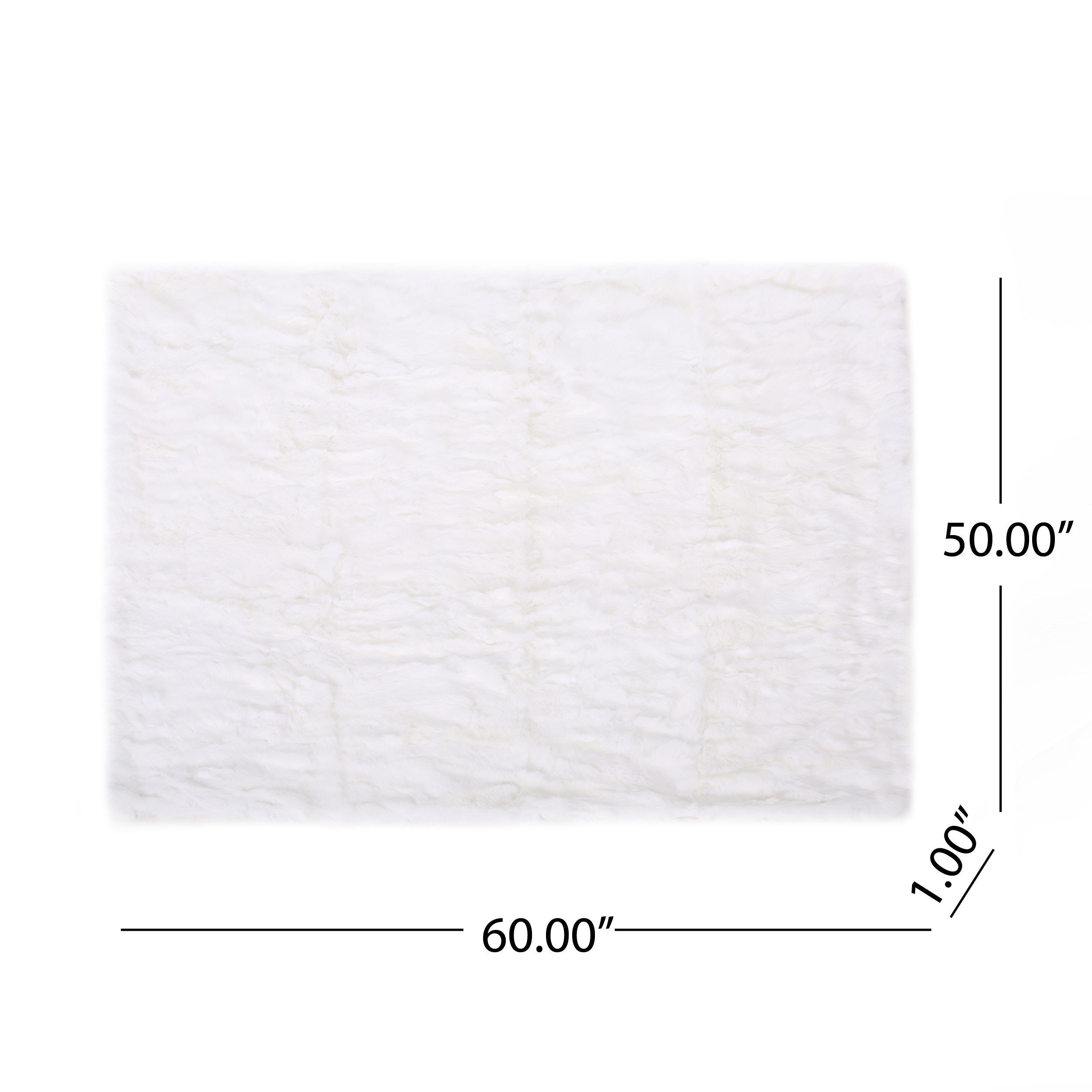 Cozy throw blanket - white