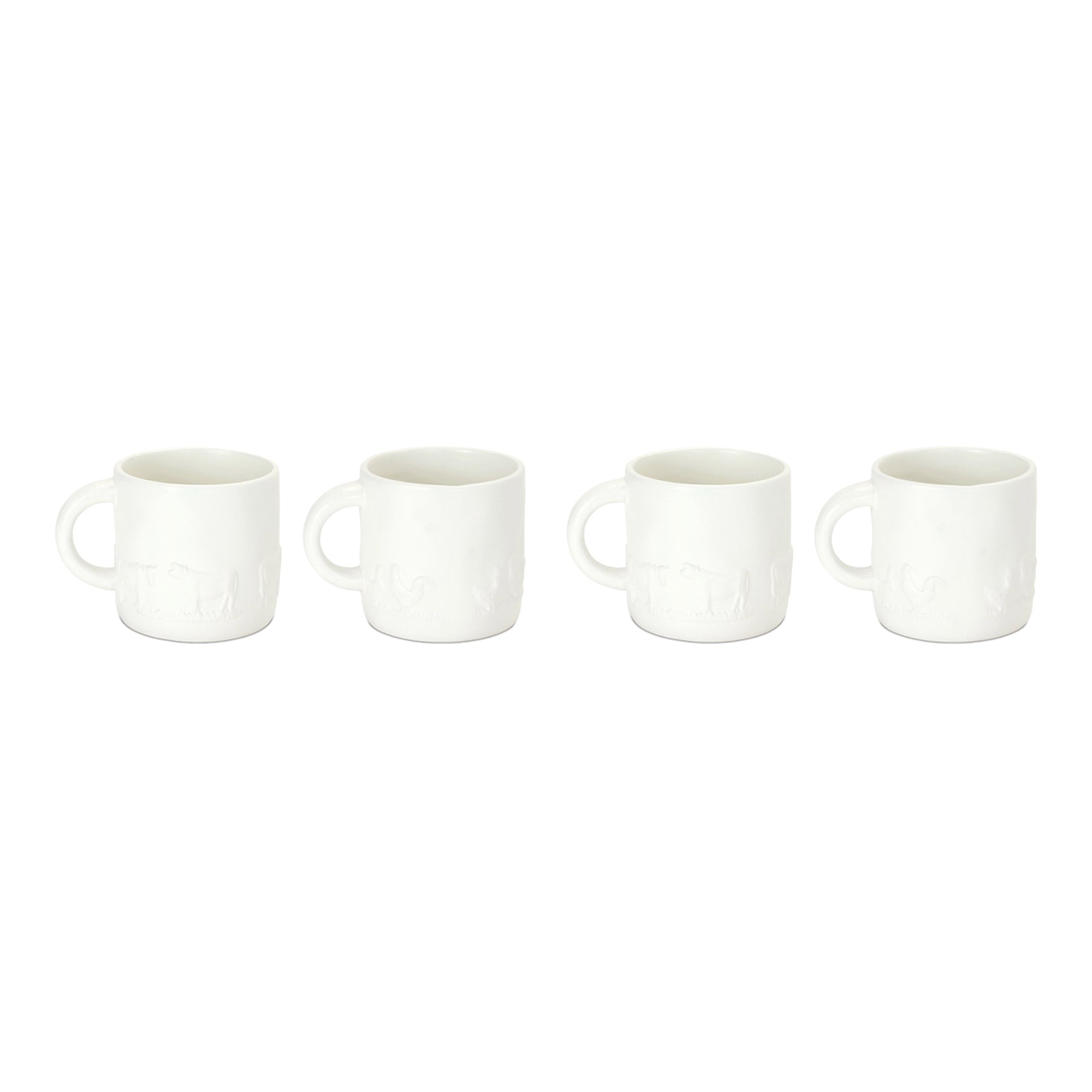 Ceramic Farm Animal Mug (Set of 4)