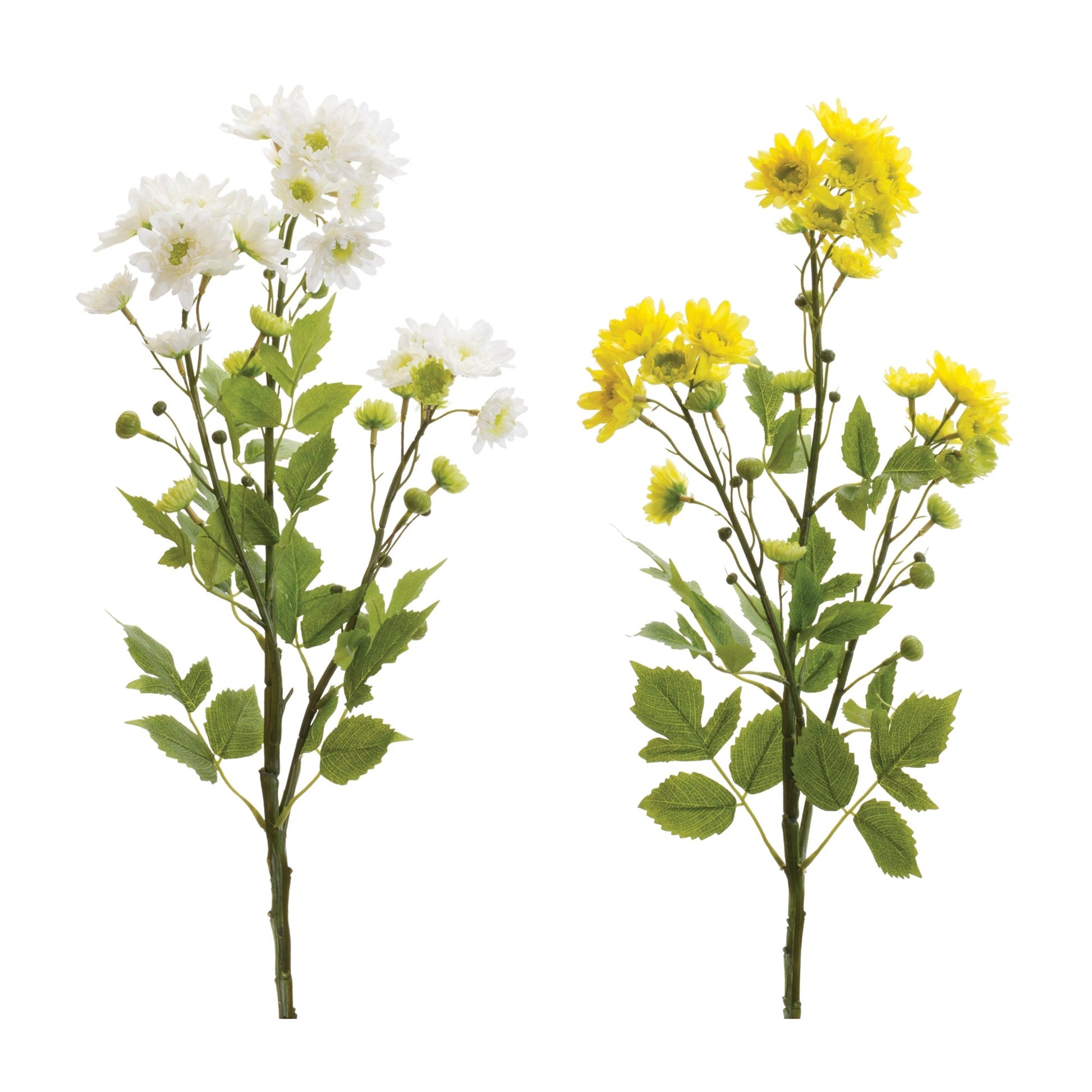 Mum-Spray-(Set-of-12)-Artificial-Flowering-Plants