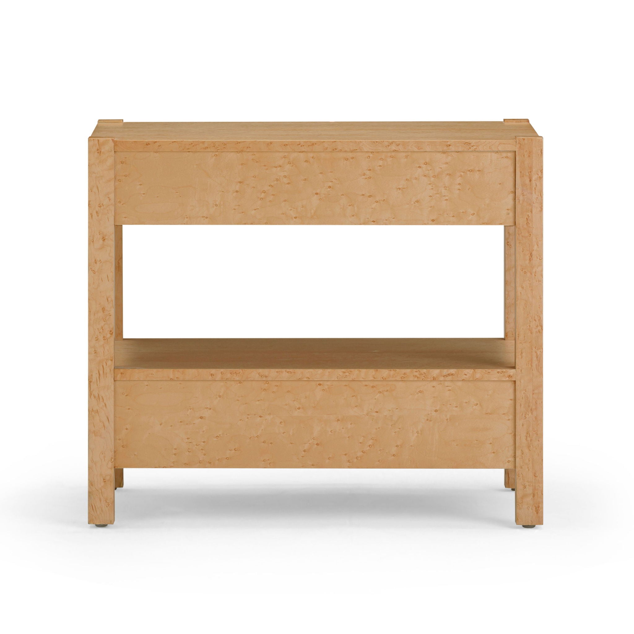 Brandyss - Birdseye Maple 2-Drawer Nightstand - Light Brown