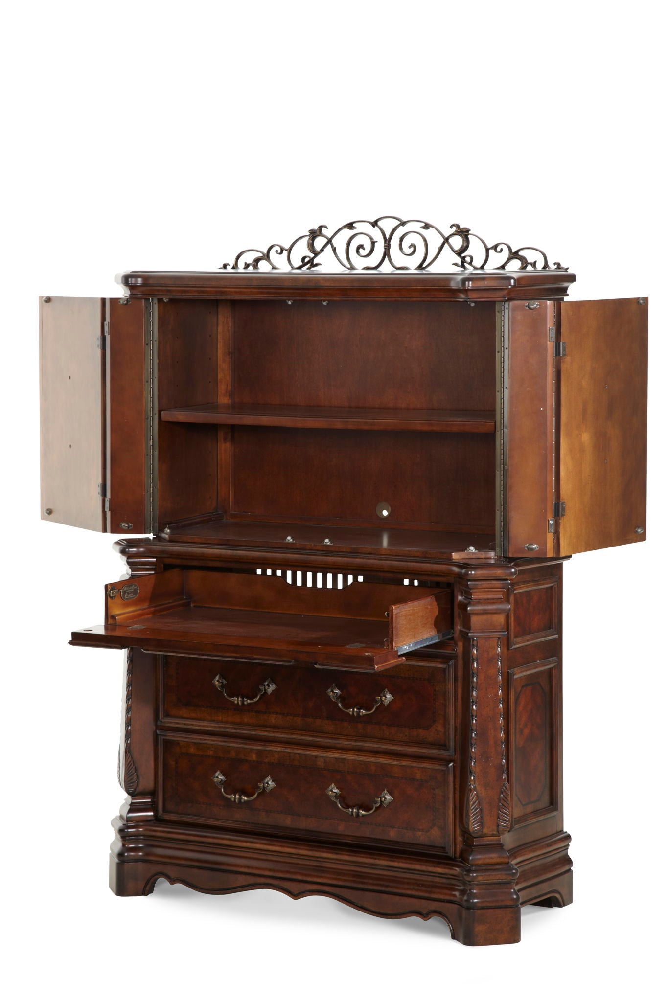 Windsor Court - Gentleman's Chest - Vintage Fruitwood - Best Buy Furniture