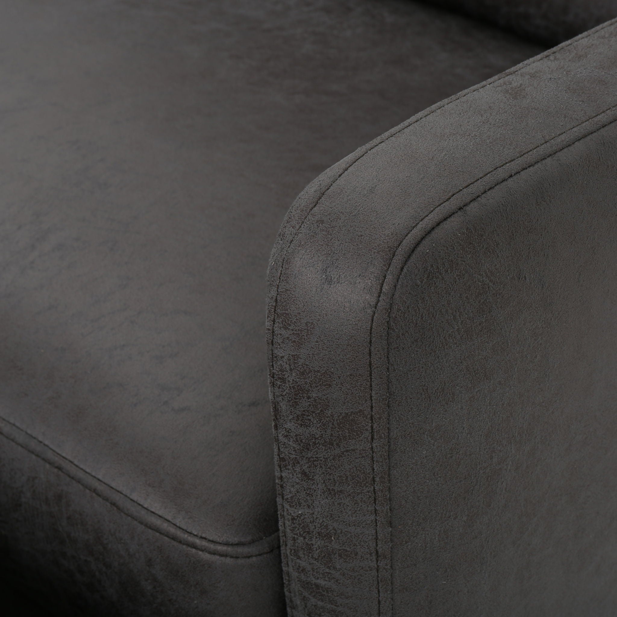 Alma - Contemporary Upholstered Loveseat Recliner - Slate