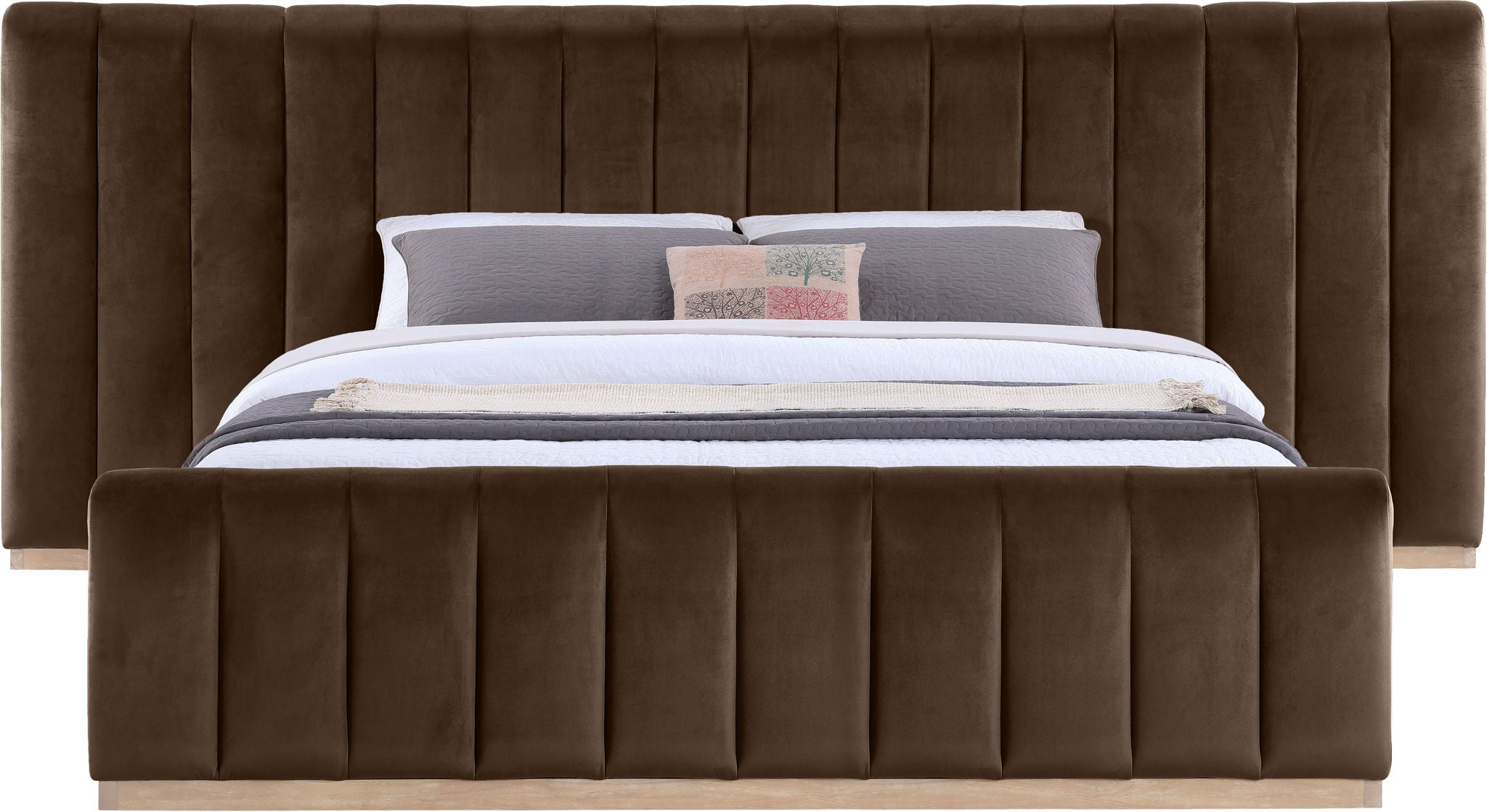Amara - Velvet Upholstered Bed