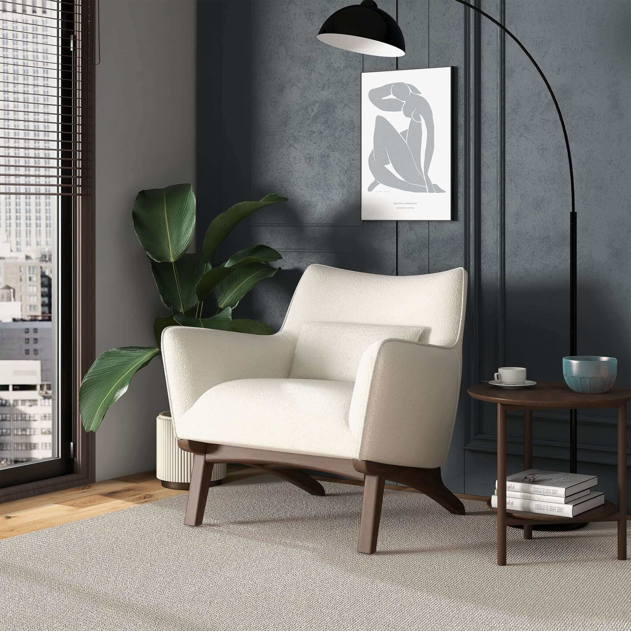 Brayden - Mid-Century Moder Armchair