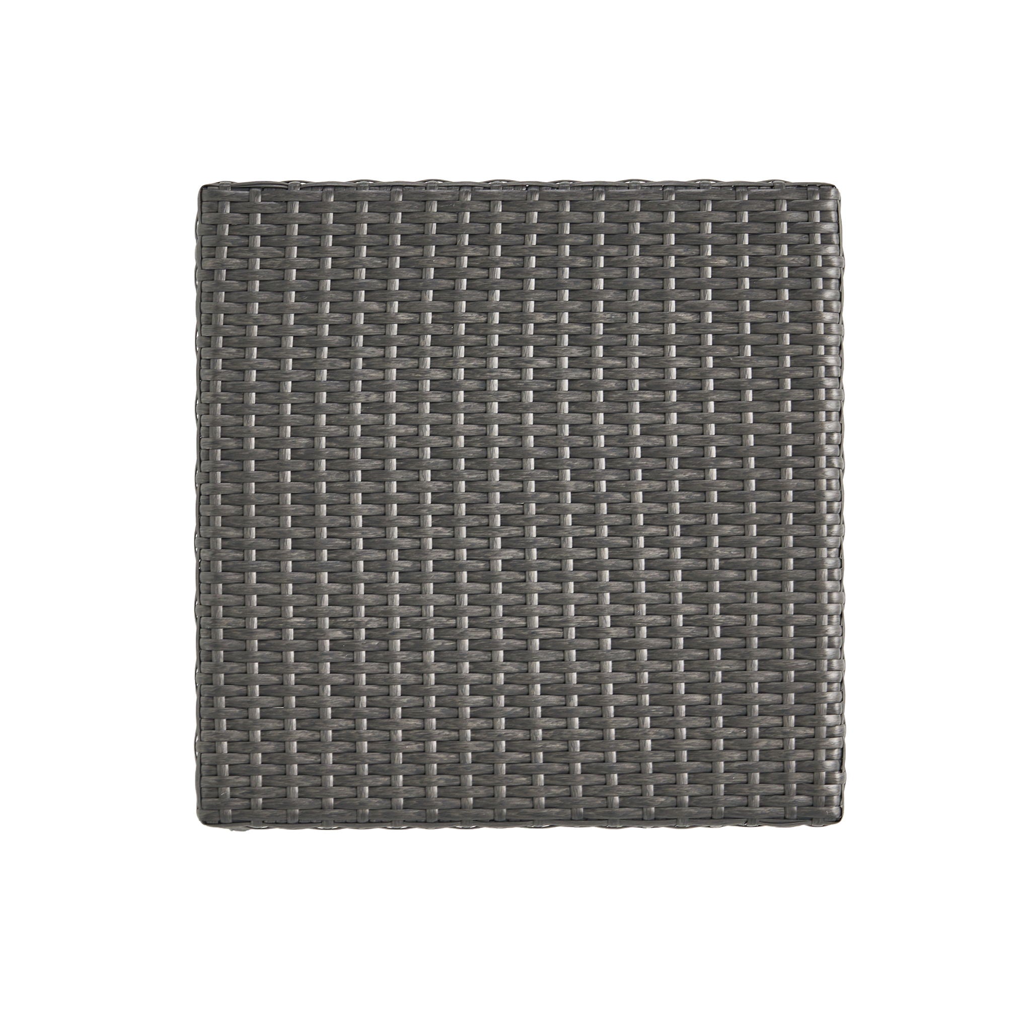 Honolulu - Modern Chat Set of 5 With Wicker - Gray / Silver