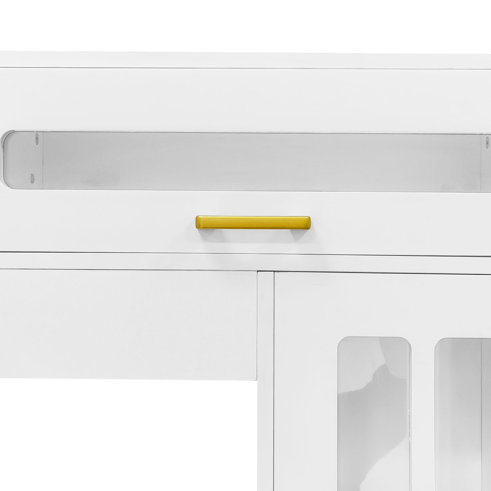 Wall Unit Entertainment Center With Bookshelves For TVs Up To 80"