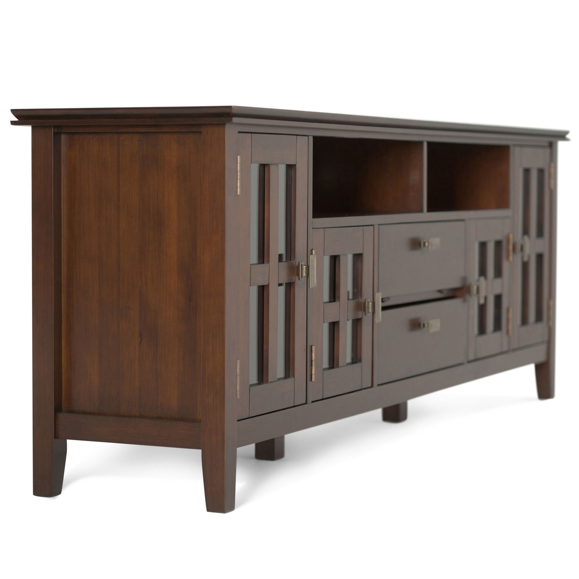Artisan - TV Media Stand - Russet Brown - Best Buy Furniture