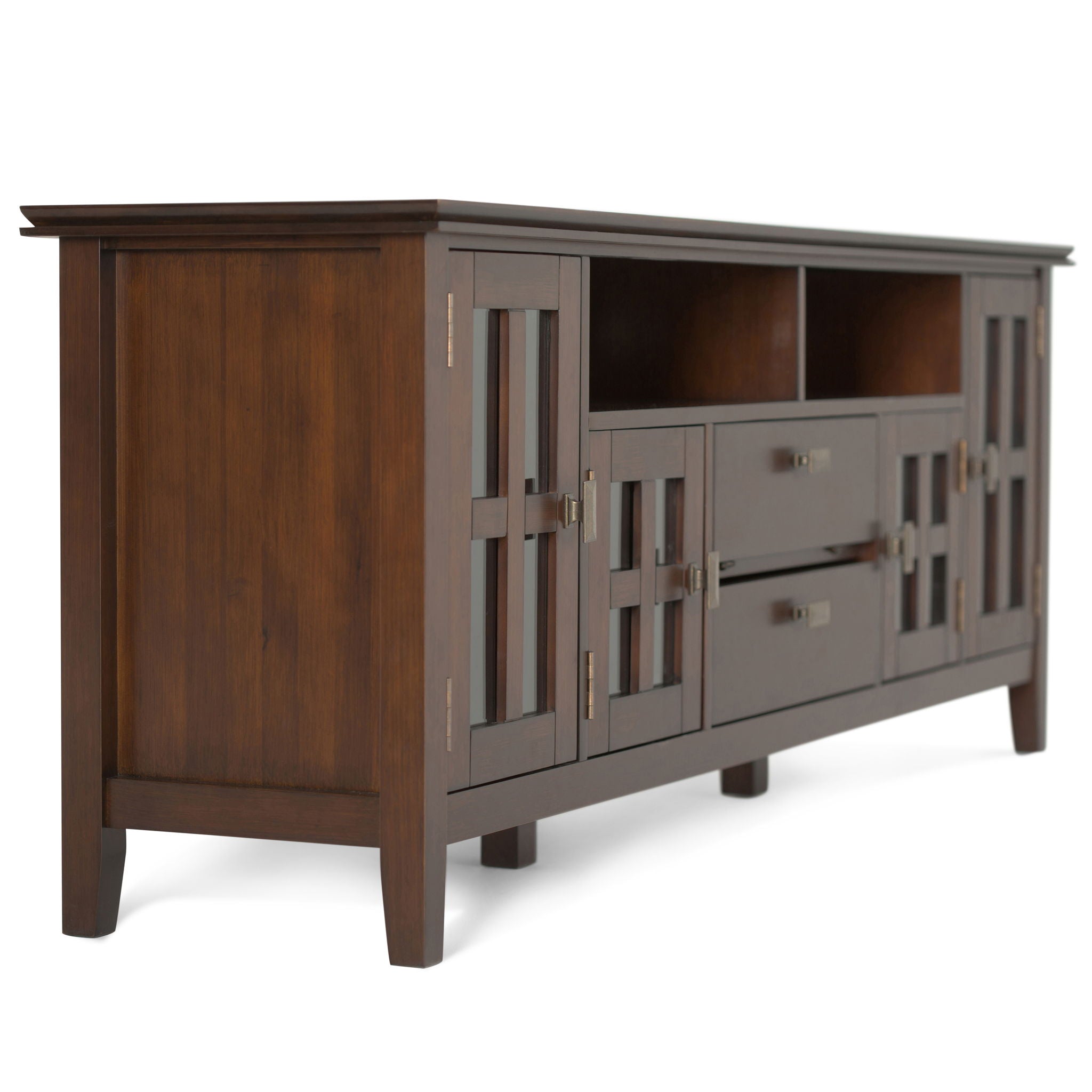 Artisan - TV Media Stand - Russet Brown - Best Buy Furniture