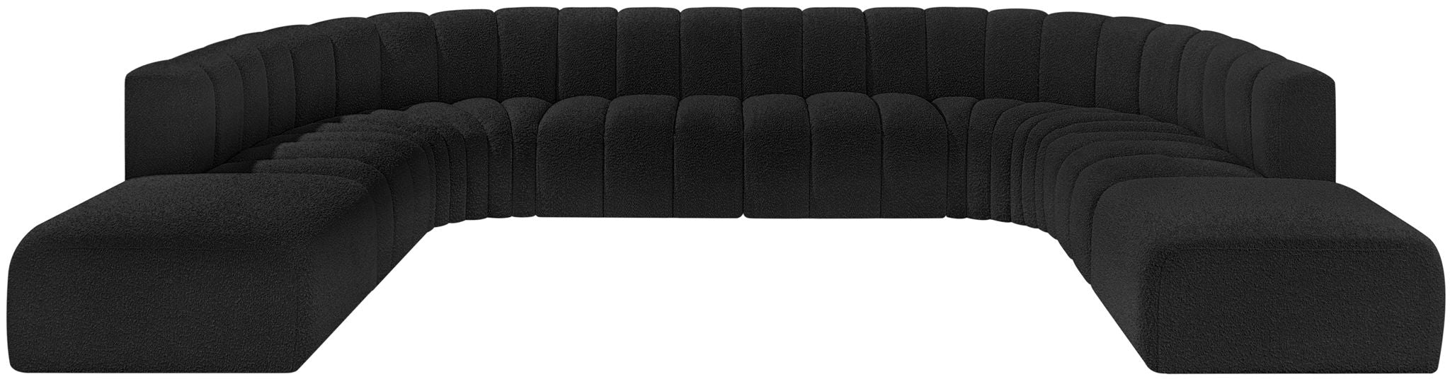 Arc - Boucle Fabric Modular Sectional