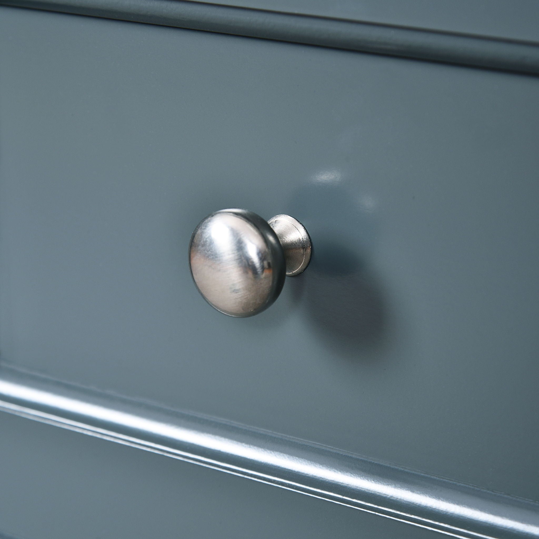 Bathroom Vanity With Top Sink, Storage Cabinet With 2 Drawers And Tip Out Drawer, Rectangular Design - Blue