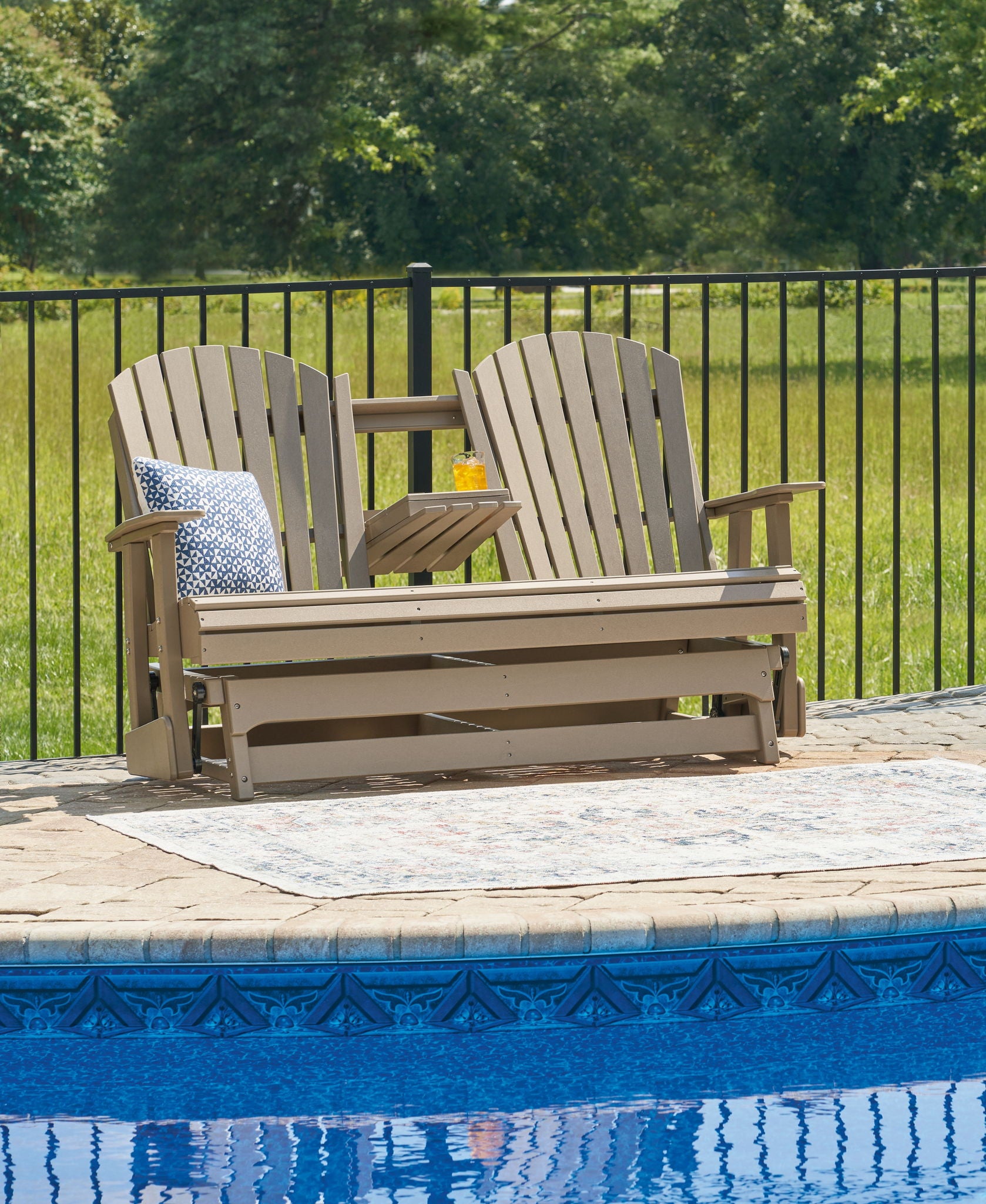 Hyland Wave - Glider Loveseat - Best Buy Furniture