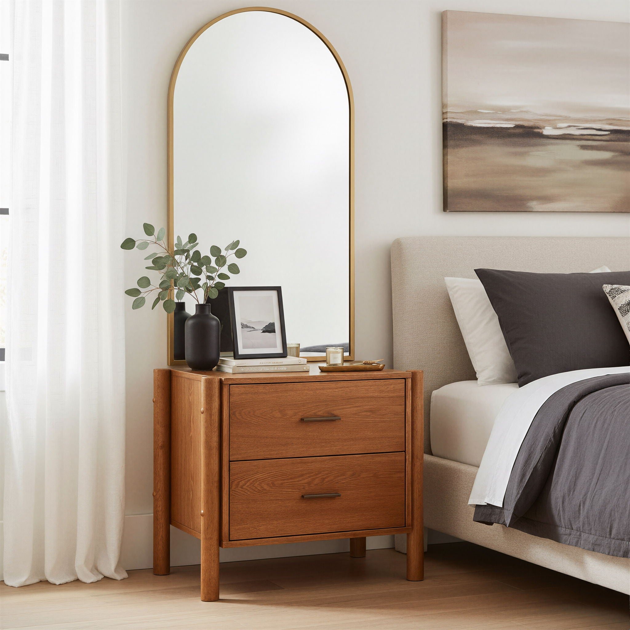 Beleza - Nightstand - Walnut