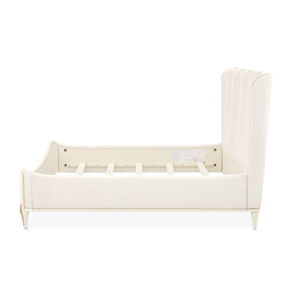 La Terrazza - King Panel Bed - Creamy Pearl