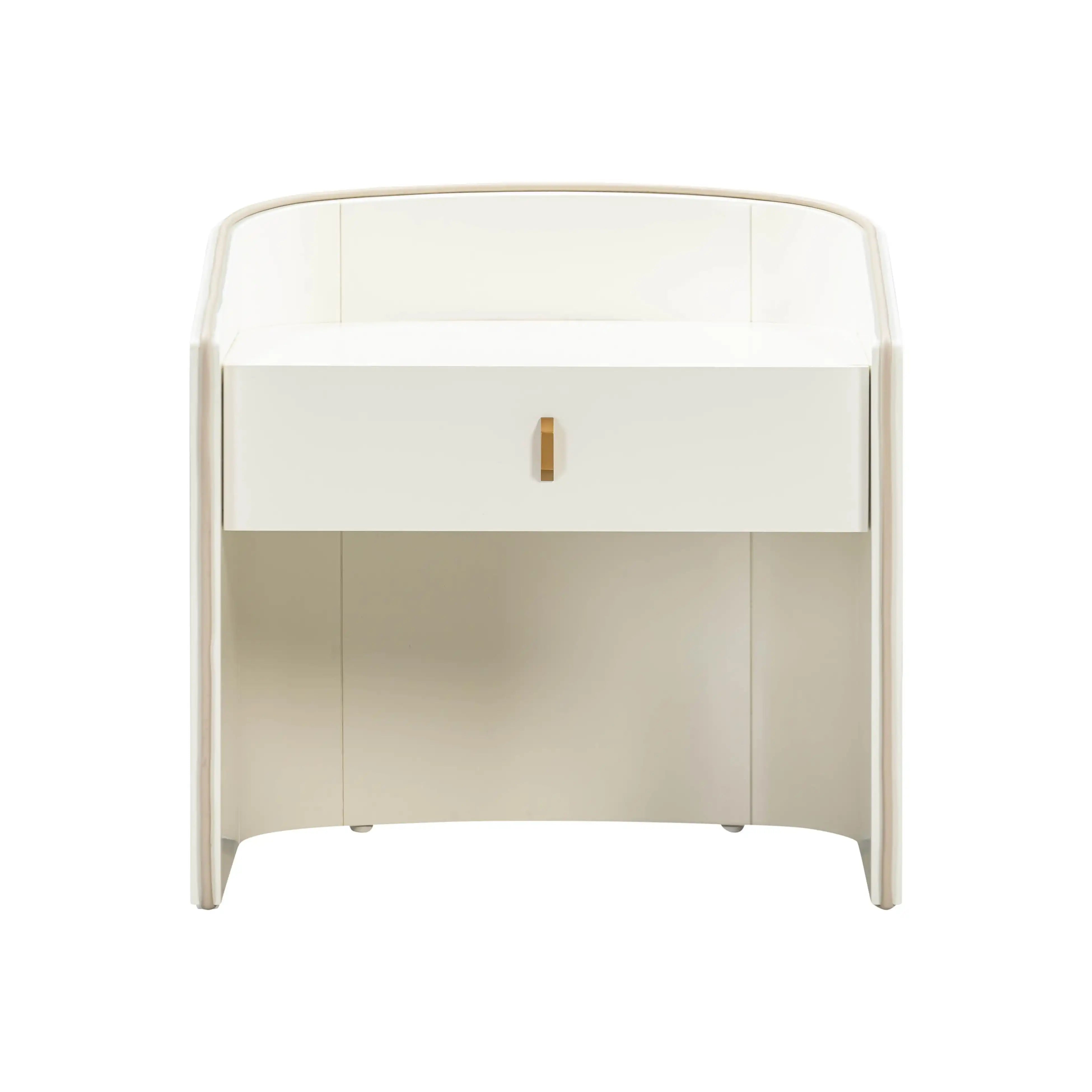 Collins - Lacquer Nightstand - Cream