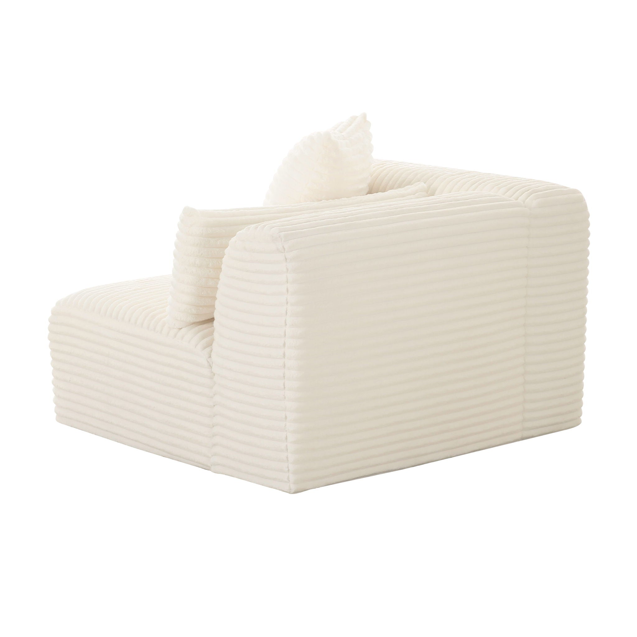 Tarra - Fluffy Oversized Corduroy Modular Corner Chair