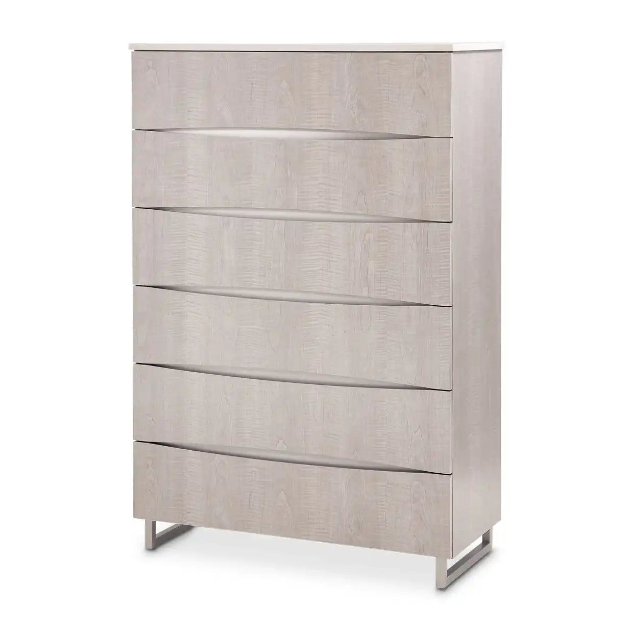 Marin - 6-Drawer Chest - Beige - Best Buy Furniture