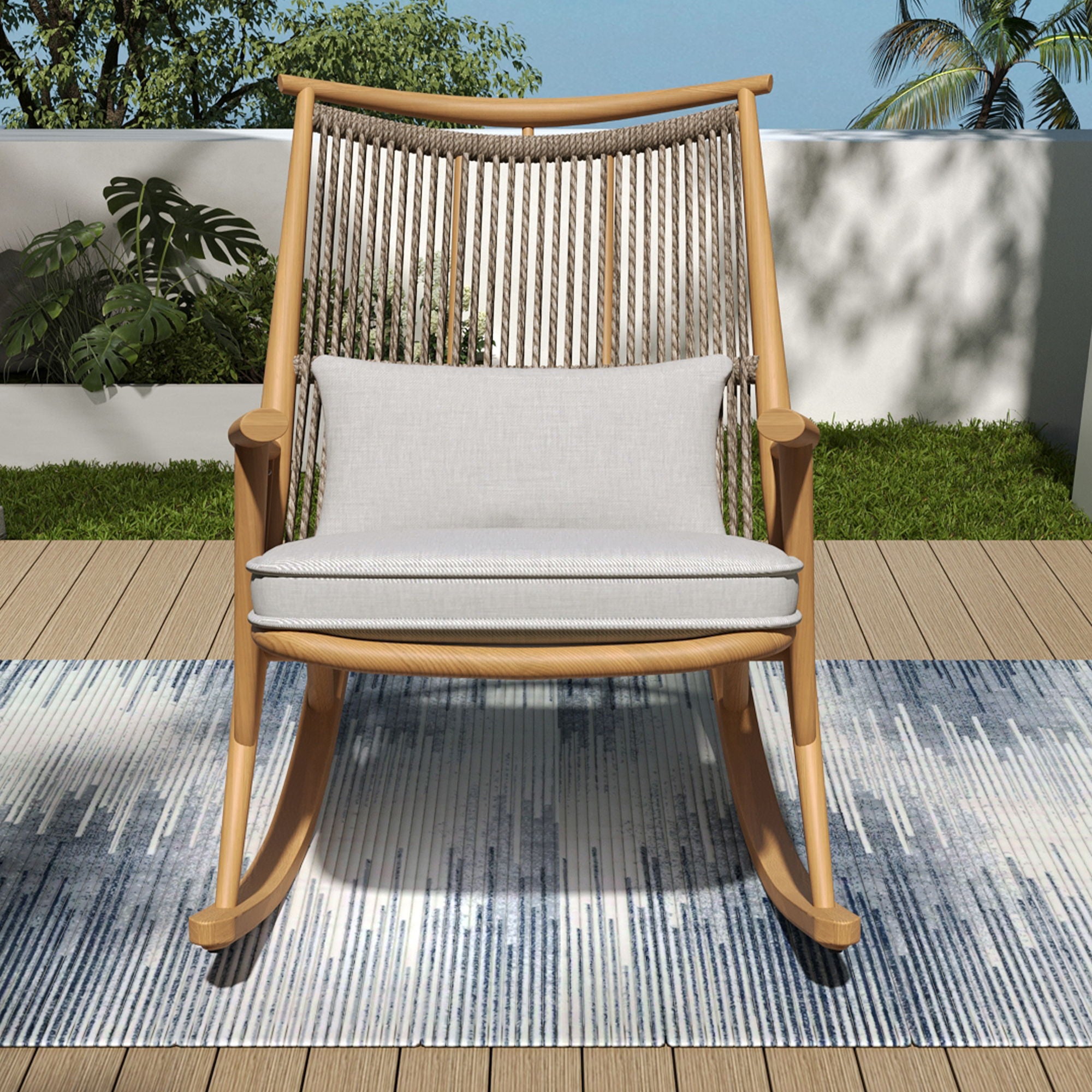 Outdoor Rocking Chair - Maple