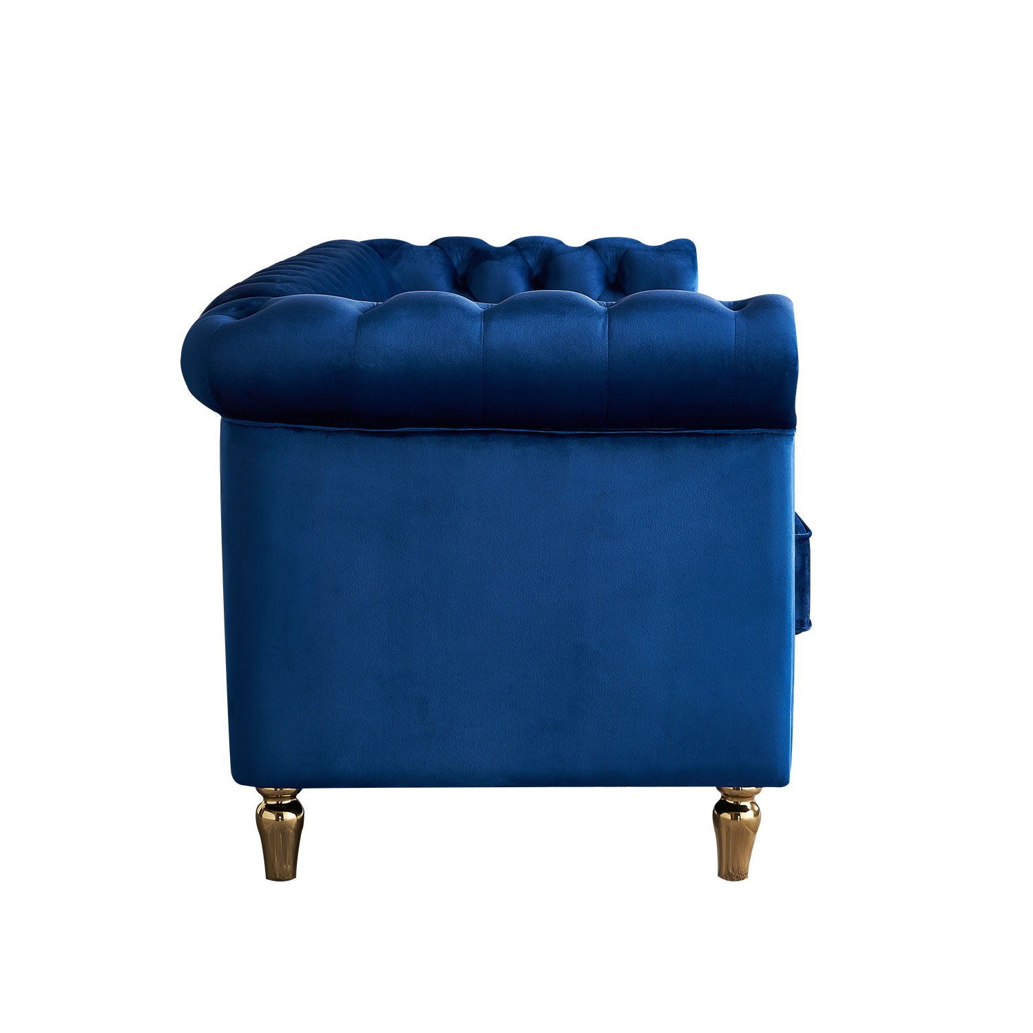Chesterfield - Velvet Sofa 84.65" For Living Room - Best Buy Furniture