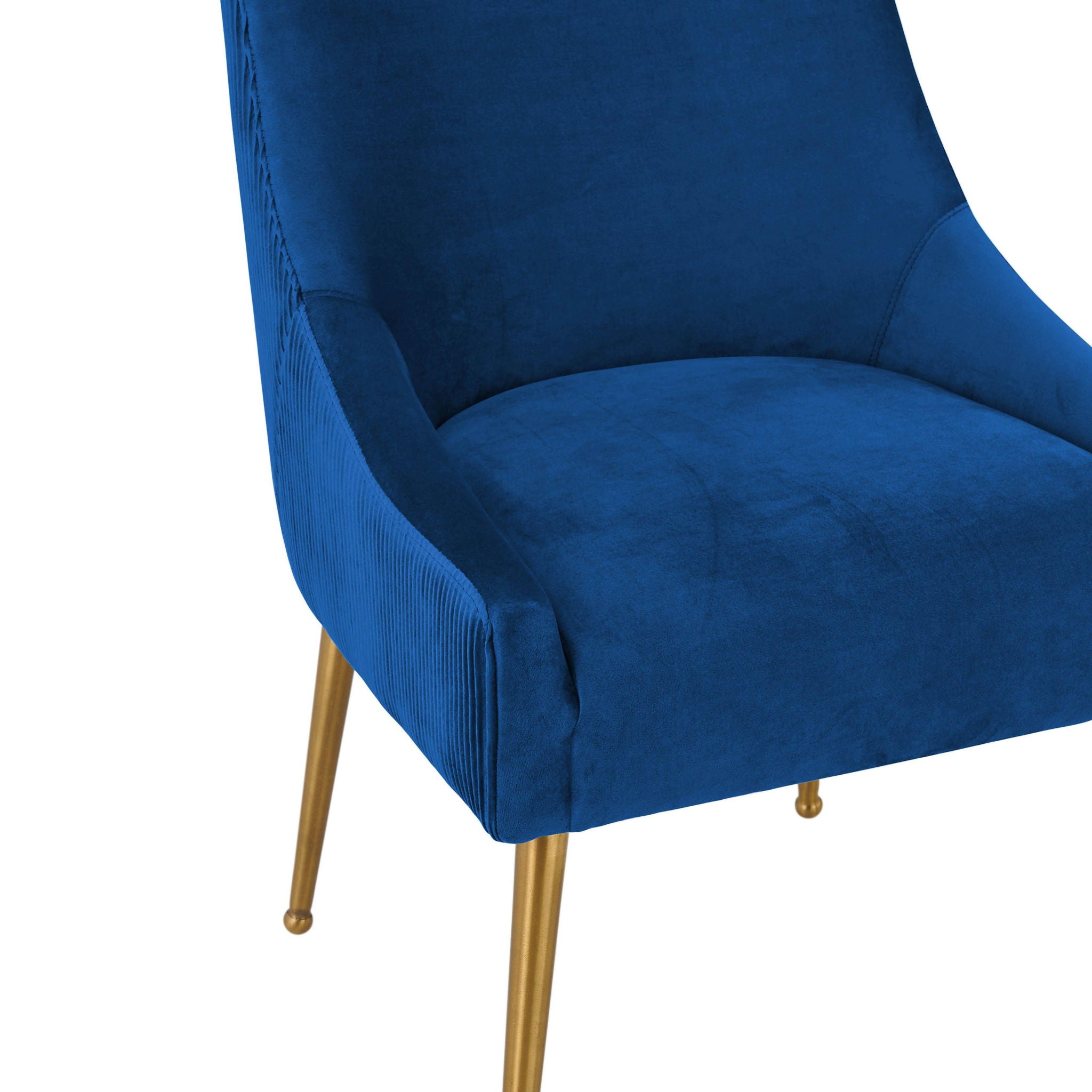 Beatrix - Pleated Velvet Side Chair