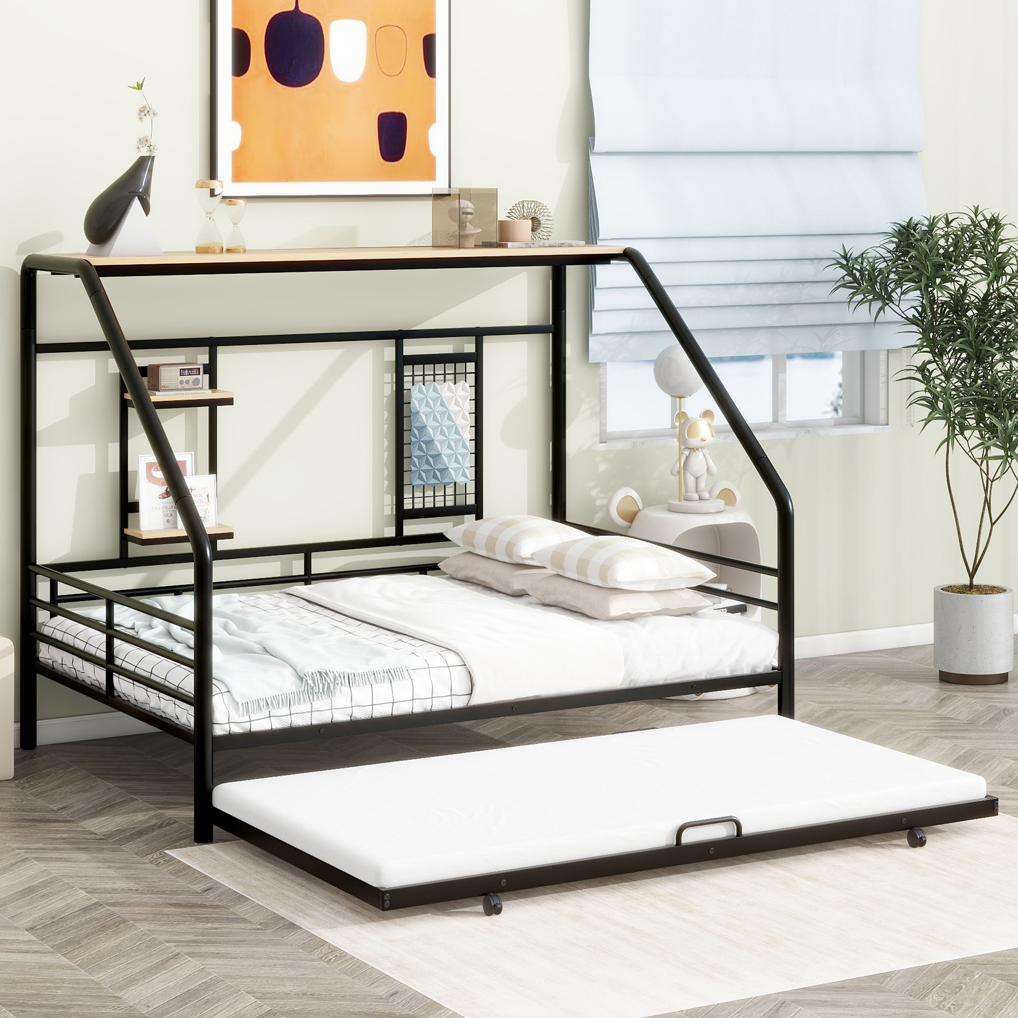 Playhouse Design Bed With Trundle