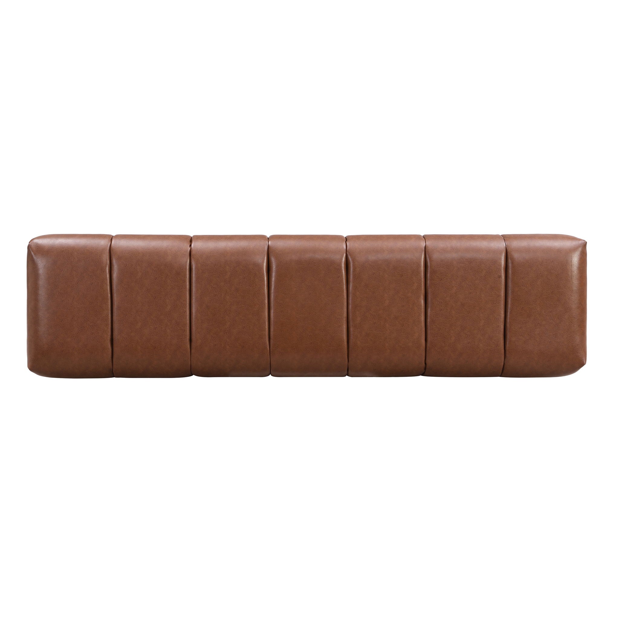 Upholstered Dining Bench For Dining Room, End Of Bed Entryway Bench Ottoman For Bedroom Living Room - Brown