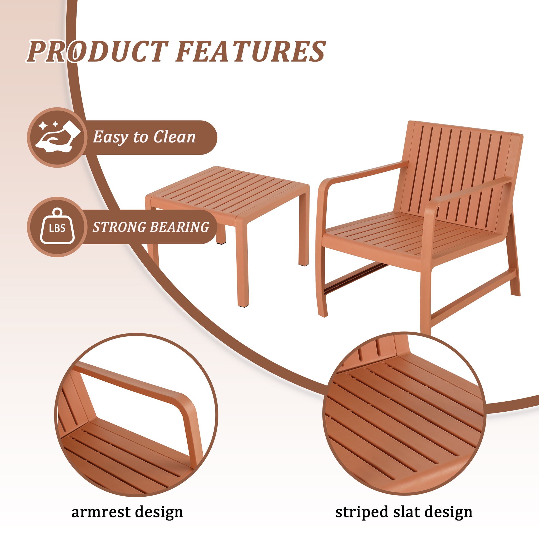 Furniture Set, Waterproof And Durable