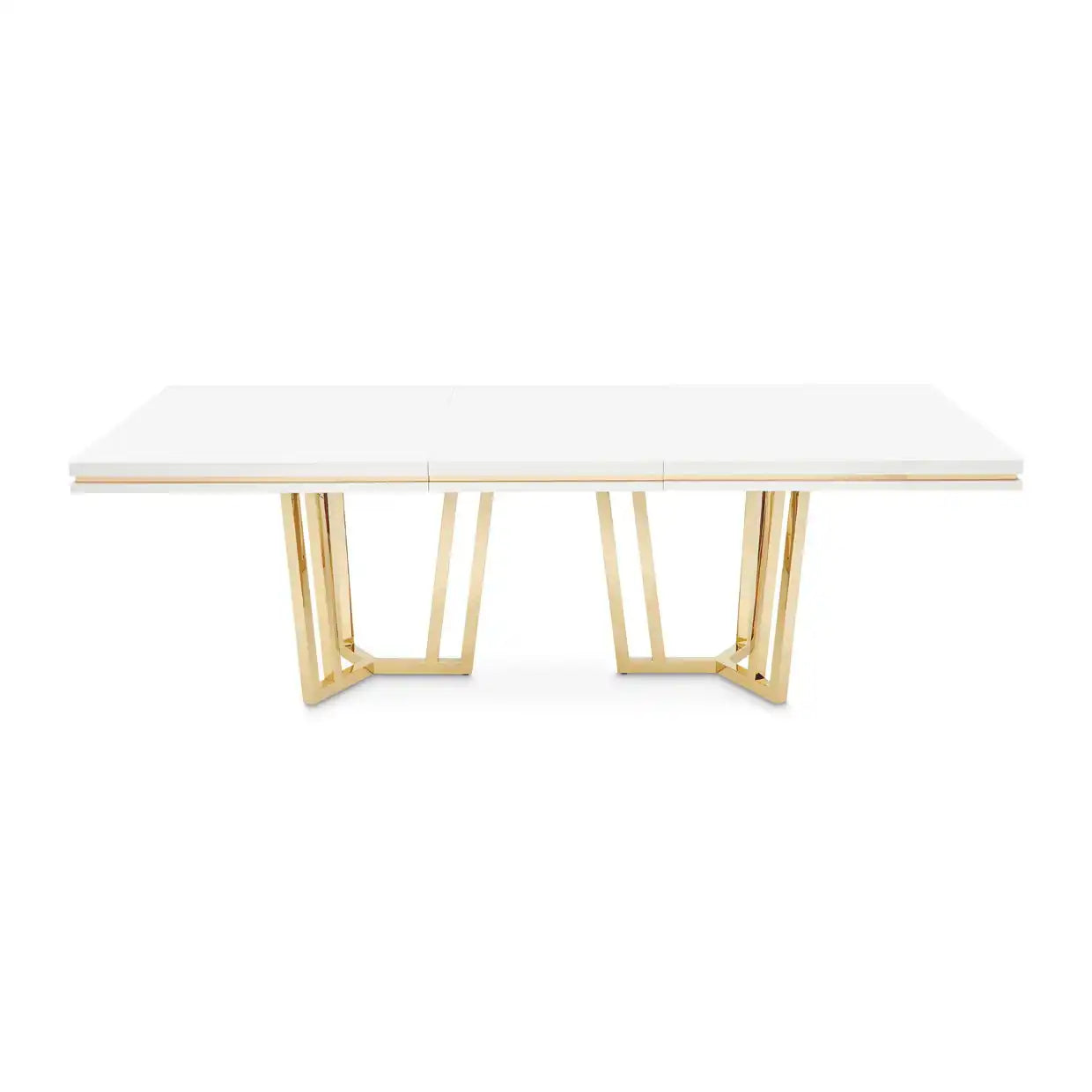 Palm Gate - Rectangular Dining Table - Cloud White