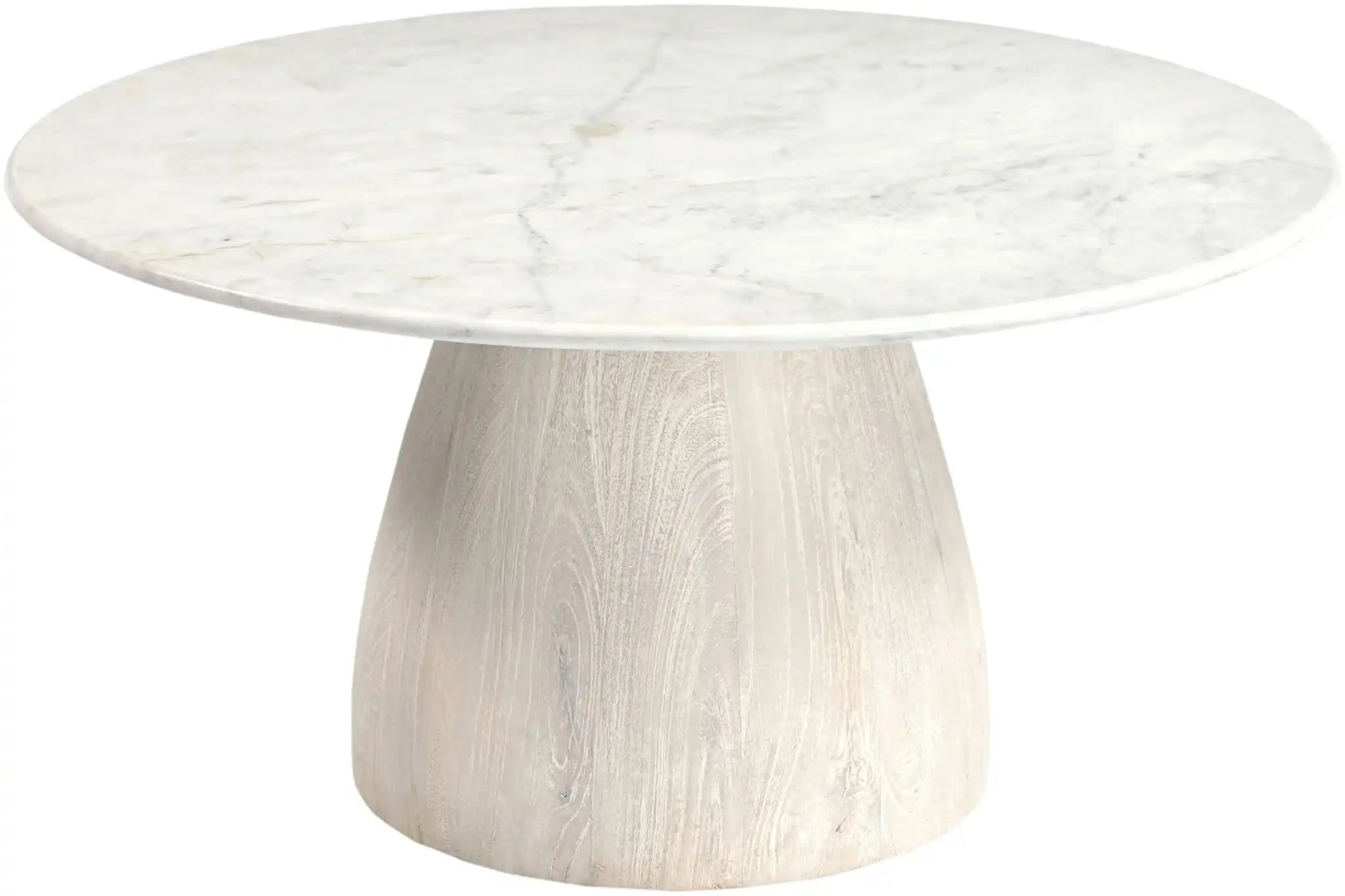 Liona - Marble And Mango Wood Table
