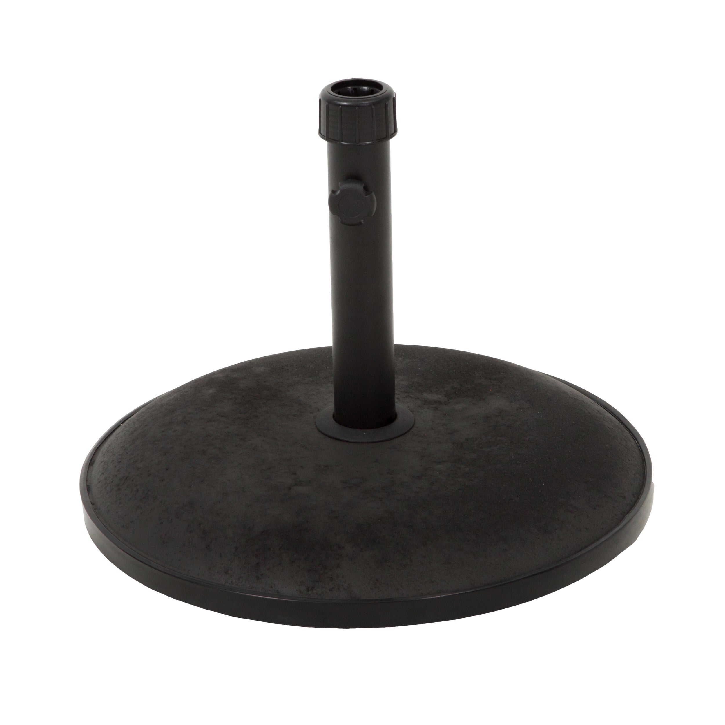 Stylish Concrete Umbrella Base with Iron Support Pole